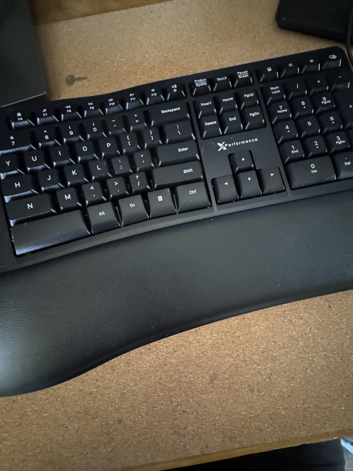X9 Wired Ergonomic Keyboard with Cushioned Wrist Rest - Type Comfortably Longer - USB Wired Split Keyboard for Laptop, PC & Chrome Computer with 110 Ergo Keys & 5ft Cable customer photo 2