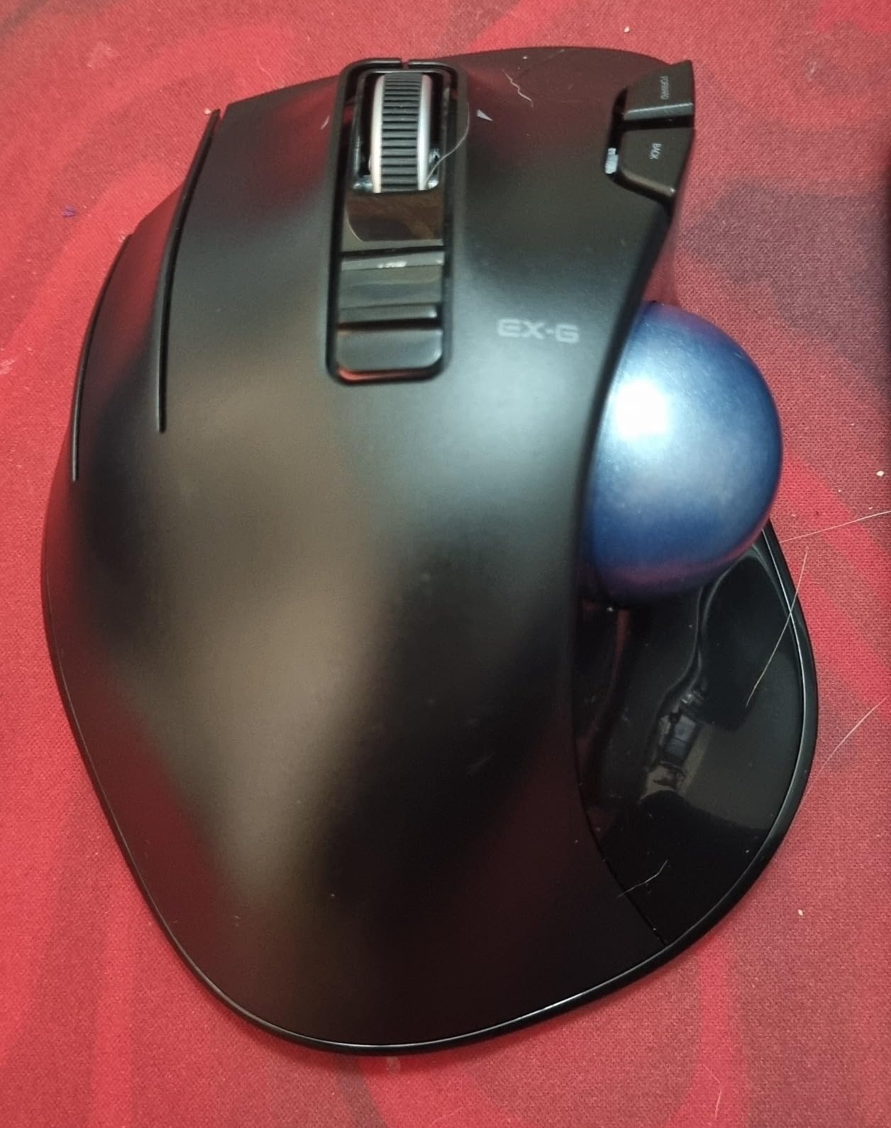 ELECOM EX-G Left Handed Thumb Control Trackball Mouse Wireless M-XT4DRBK-G customer photo 2