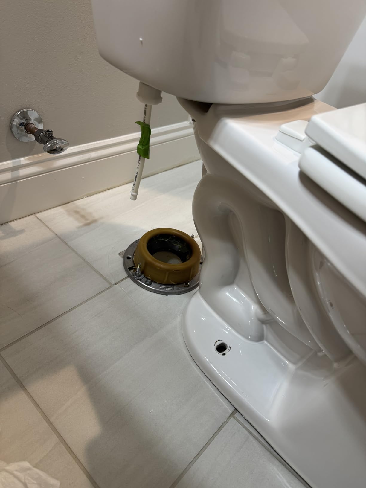 Wax Ring for Toilet, Extra Thick Wax Ring Replacement Kit with Flange Bolts customer photo 2