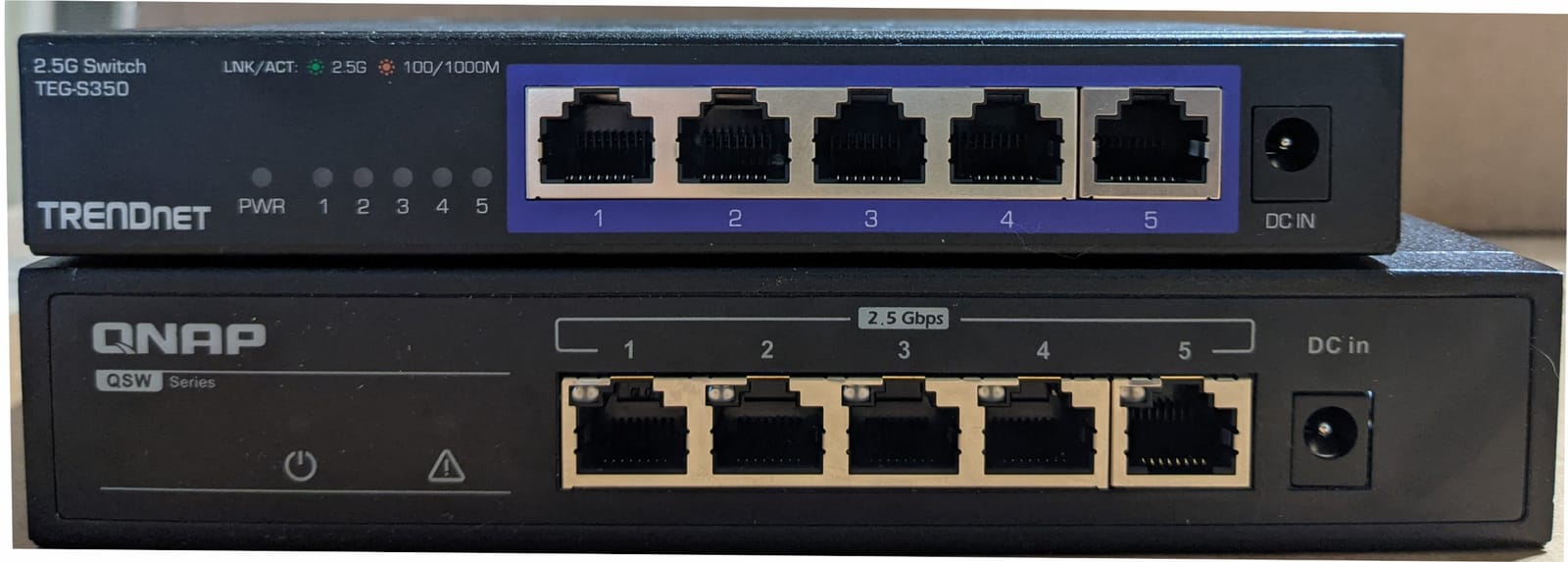 TRENDnet 5-Port Unmanaged 2.5G Gaming Switch, TEG-S350, Lifetime Protection customer photo 1