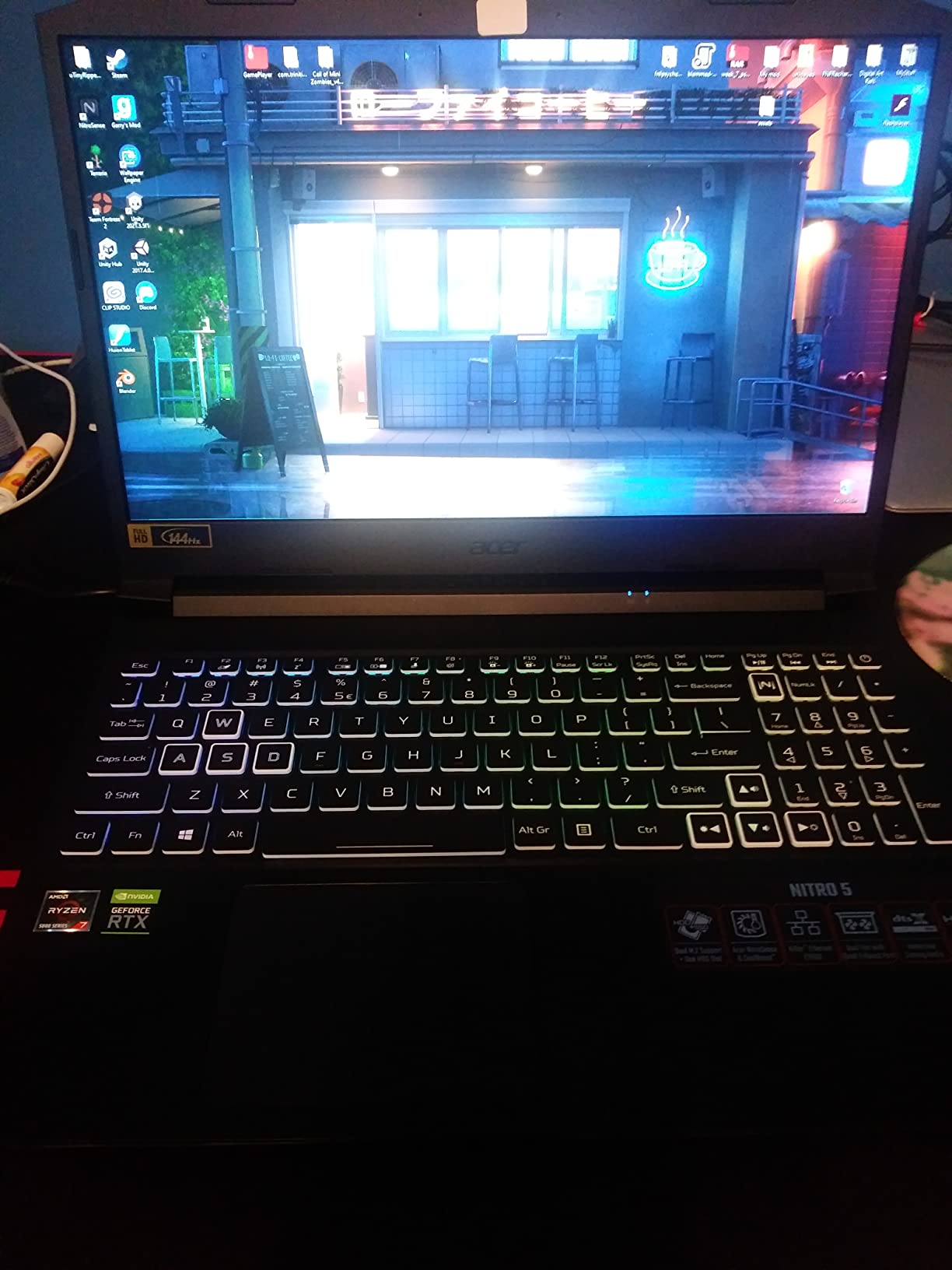 acer Nitro 5 AN515-45-R92M Gaming Laptop, AMD Ryzen 7 5800H (8-Core) | NVIDIA GeForce RTX 3060 Laptop GPU |15.6