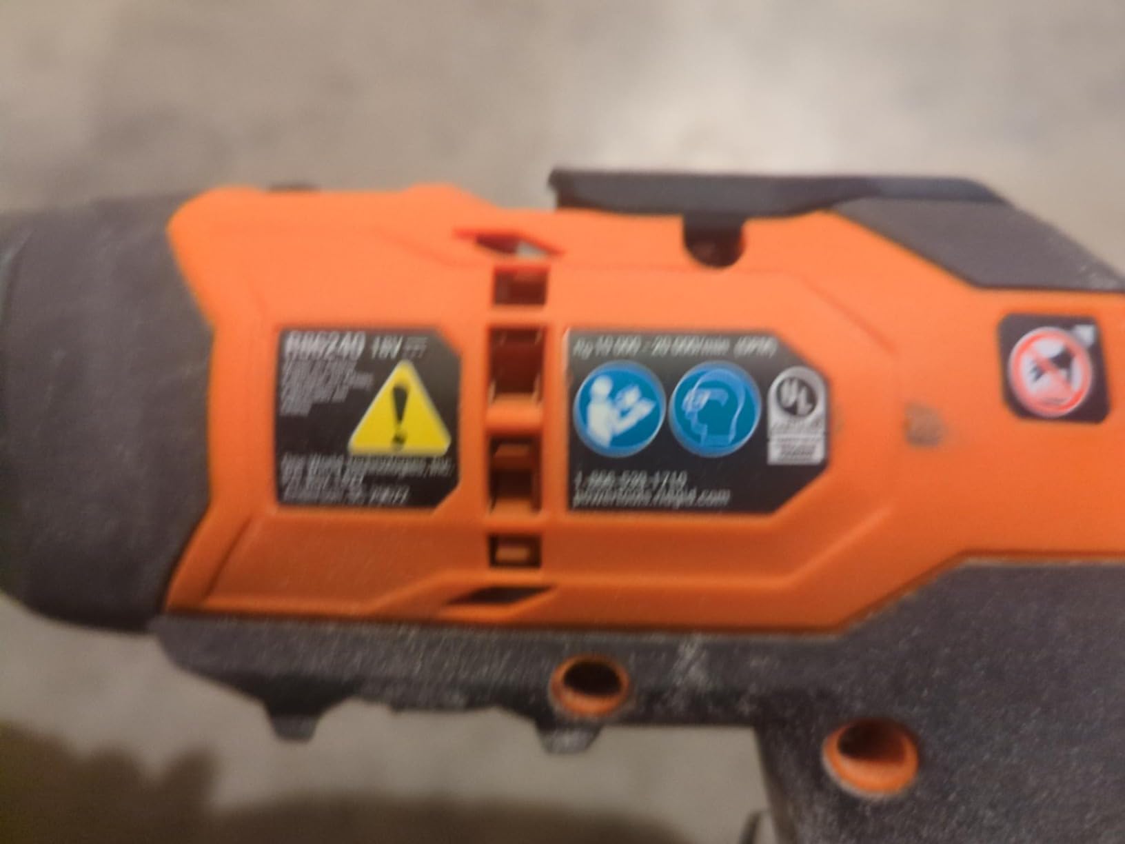 RIDGID 18V Brushless Cordless Oscillating Multi-Tool (Tool Only) customer photo 2