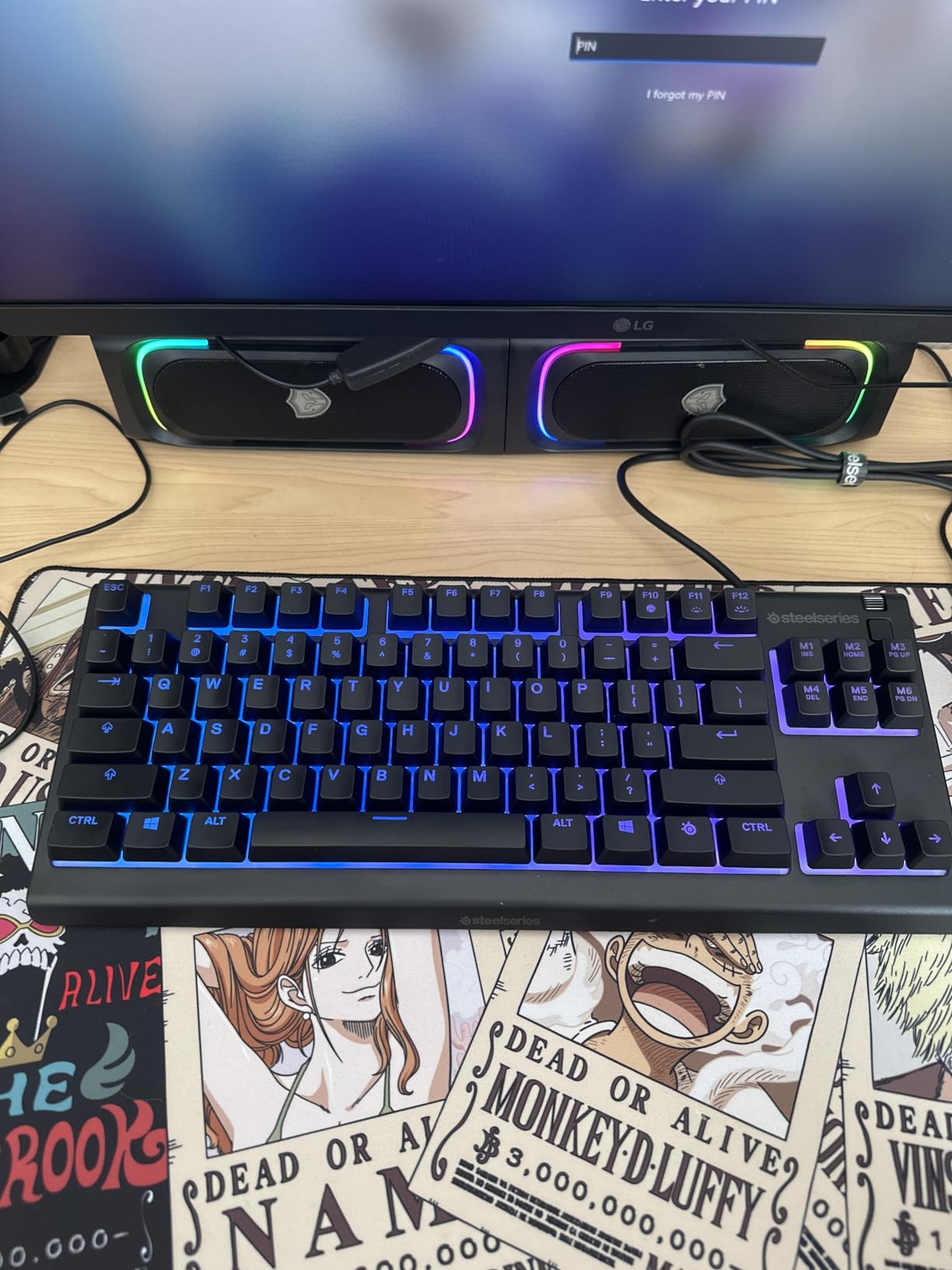 SteelSeries Apex 3 TKL RGB Gaming Keyboard – Tenkeyless Compact Form Factor - 8-Zone RGB Illumination – IP32 Water & Dust Resistant – Whisper Quiet Gaming Switch – Gaming Grade Anti-Ghosting,Black customer photo 2