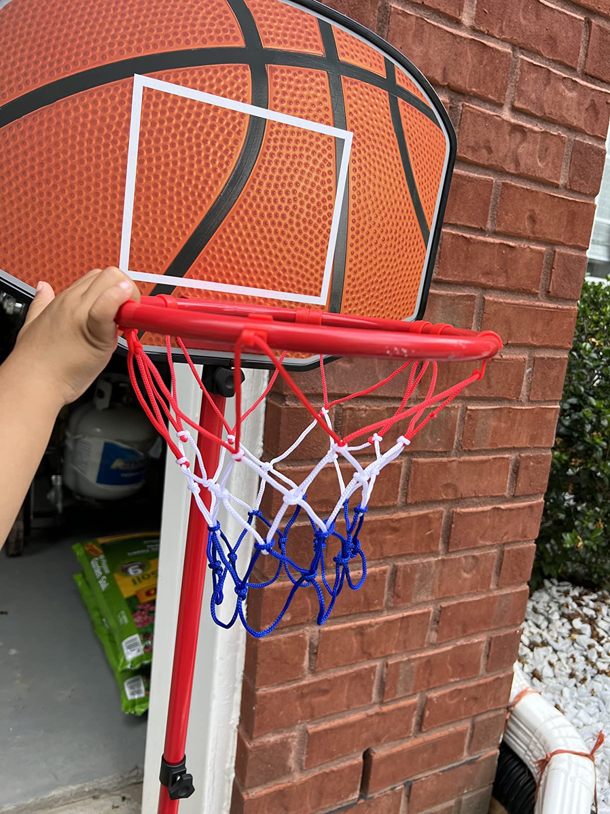 Kids Basketball Hoop for 3 4 5 6 Year Old Stand Adjustable Height 3.5ft-5.3ft Toddler Boy Basketball Hoop Indoor Mini Basketball Hoops Goal Ball Games Toys for Girl Boy Age 3-4 3-5 customer photo 1