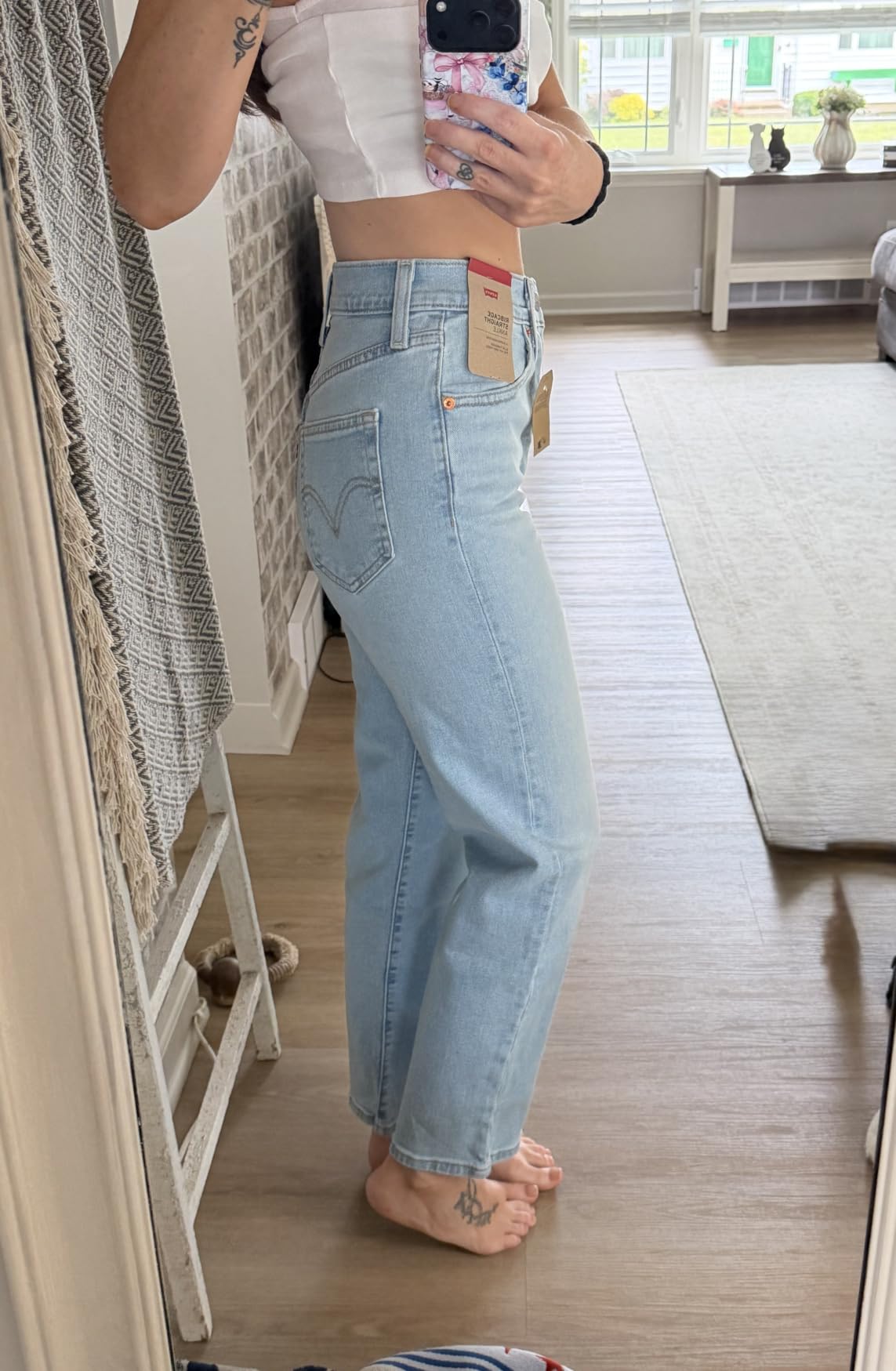 Levi's Ribcage Straight Ankle Jeans customer photo 2