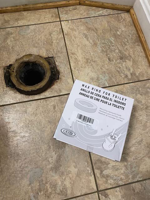 MENNTY Toilet Flange with Wax Ring Kit for 3 or 4 Inch Pipes customer photo 1