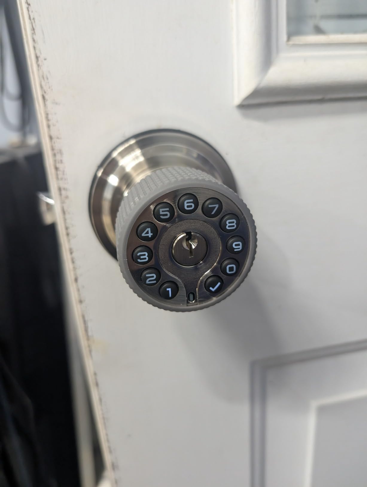 iulock Keypad & Key Smart Door Lock, 50 User Codes, Waterproof, Auto Lock - Matte Black customer photo 1