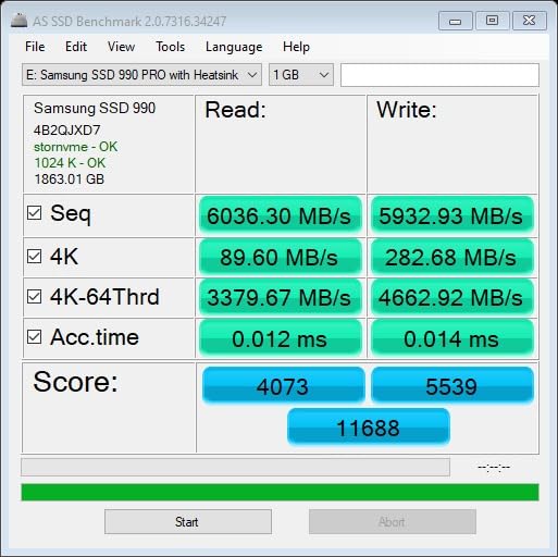 SAMSUNG 990 PRO w/ Heatsink SSD 2TB, PCIe Gen4 M.2 2280 Internal Solid State Hard Drive, Seq. Read Speeds Up To 7,450MB/s for High End Computing, Workstations, Compatible w/ PlayStation 5, MZ-V9P2T0CW customer photo 2