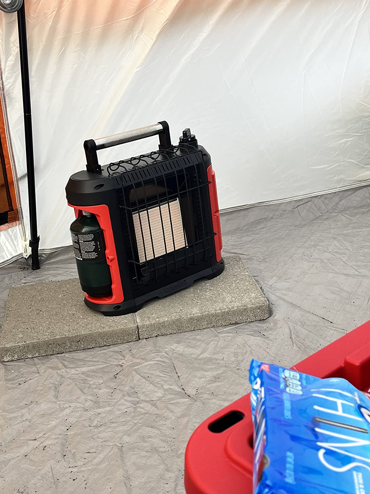 Dyna-Glo 10K BTU Grab N Go Portable Propane Heater - Green customer photo 2
