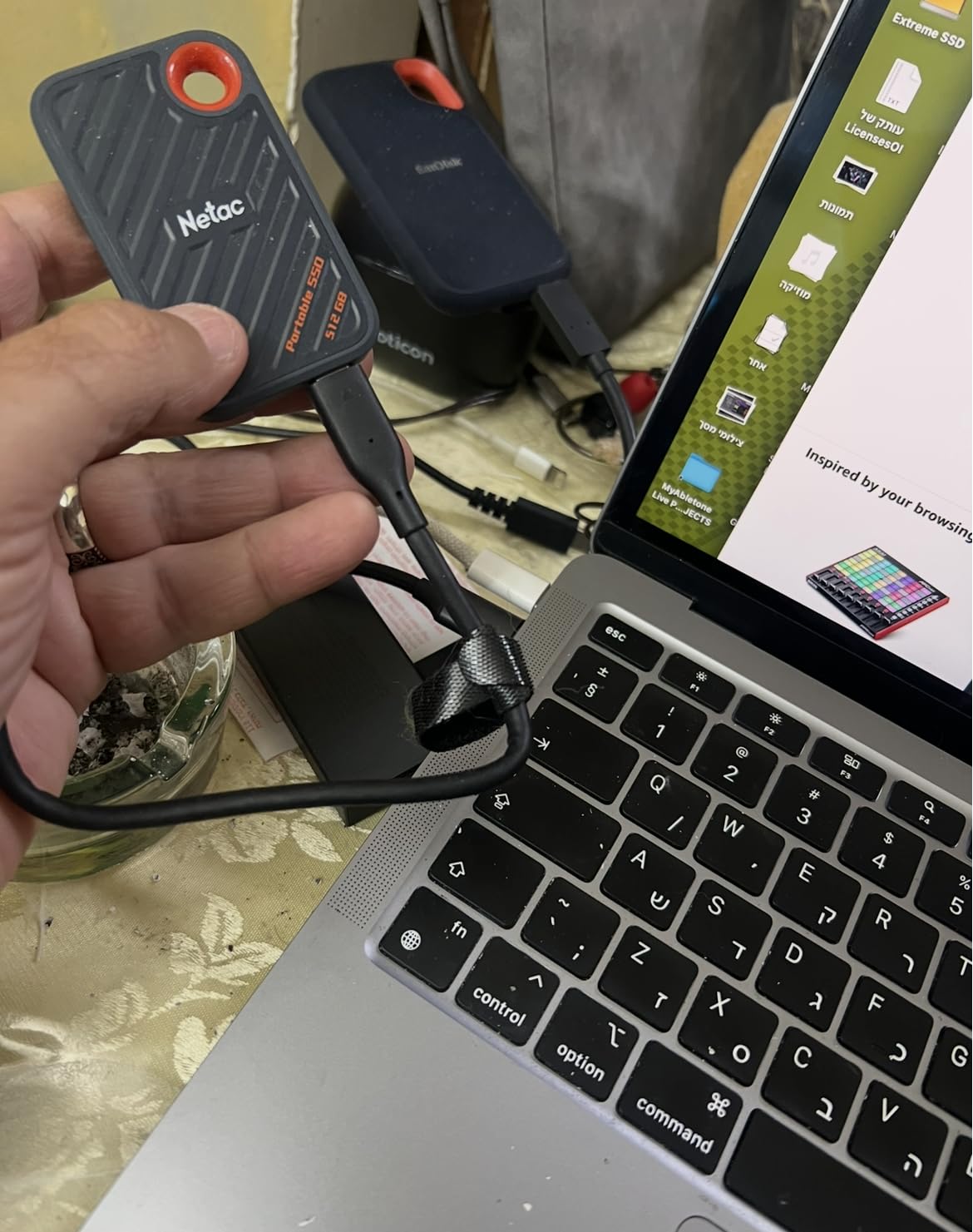 Netac 512GB Extreme Portable SSD External Solid State Drives Up to 2000MB/s Read 1700MB/s Write Speed, USB 3.2 Gen.2 Business Travel Essential Supports Win to Go Dust-Resistant customer photo 1