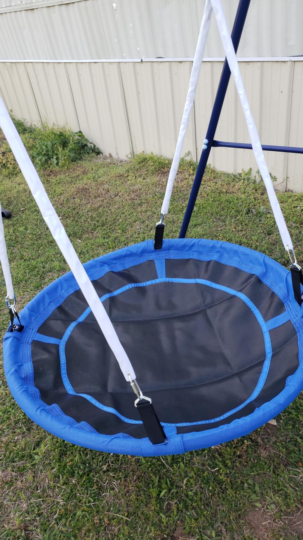 2 Seat Kids Small Swing Sets for Backyard, Outdoor Kids Play Equipment customer photo 1