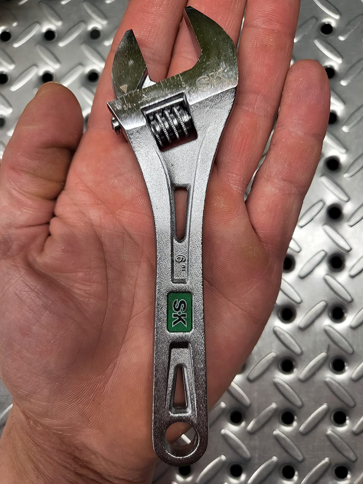 SK 3-Piece Adjustable Wrench Set, 6