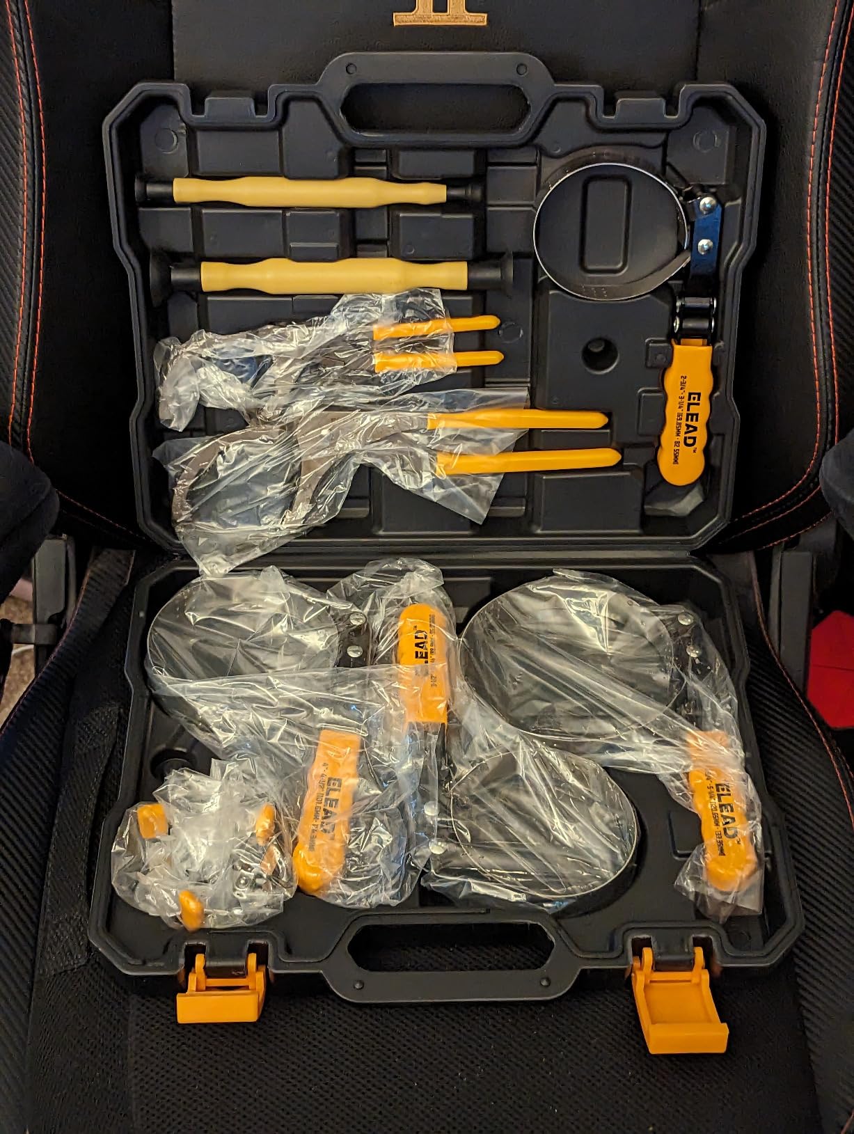 ELEAD 9-Piece Ultimate Oil Filter Wrench Set - Professional Oil Filter Removal Tool, Swivel Head Oil Filter Wrenches, Adjustable Oil Filter Remover Pliers, Universal Oil Filter Wrench and Valve Lapper customer photo 2