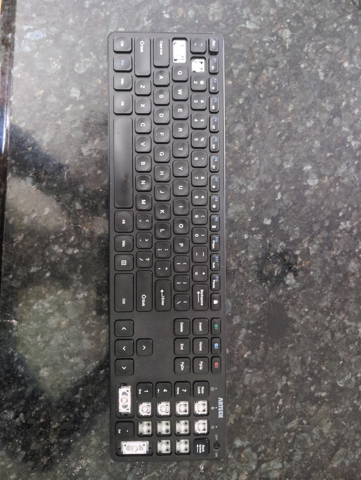 Arteck Universal Multi-Device Bluetooth Keyboard and Mouse Full Size Wireless Bluetooth Keyboard and Ergonomic Mouse Set for Windows, iOS, Android, Computer Desktop PC Laptop iPad Tablet Smartphone customer photo 1