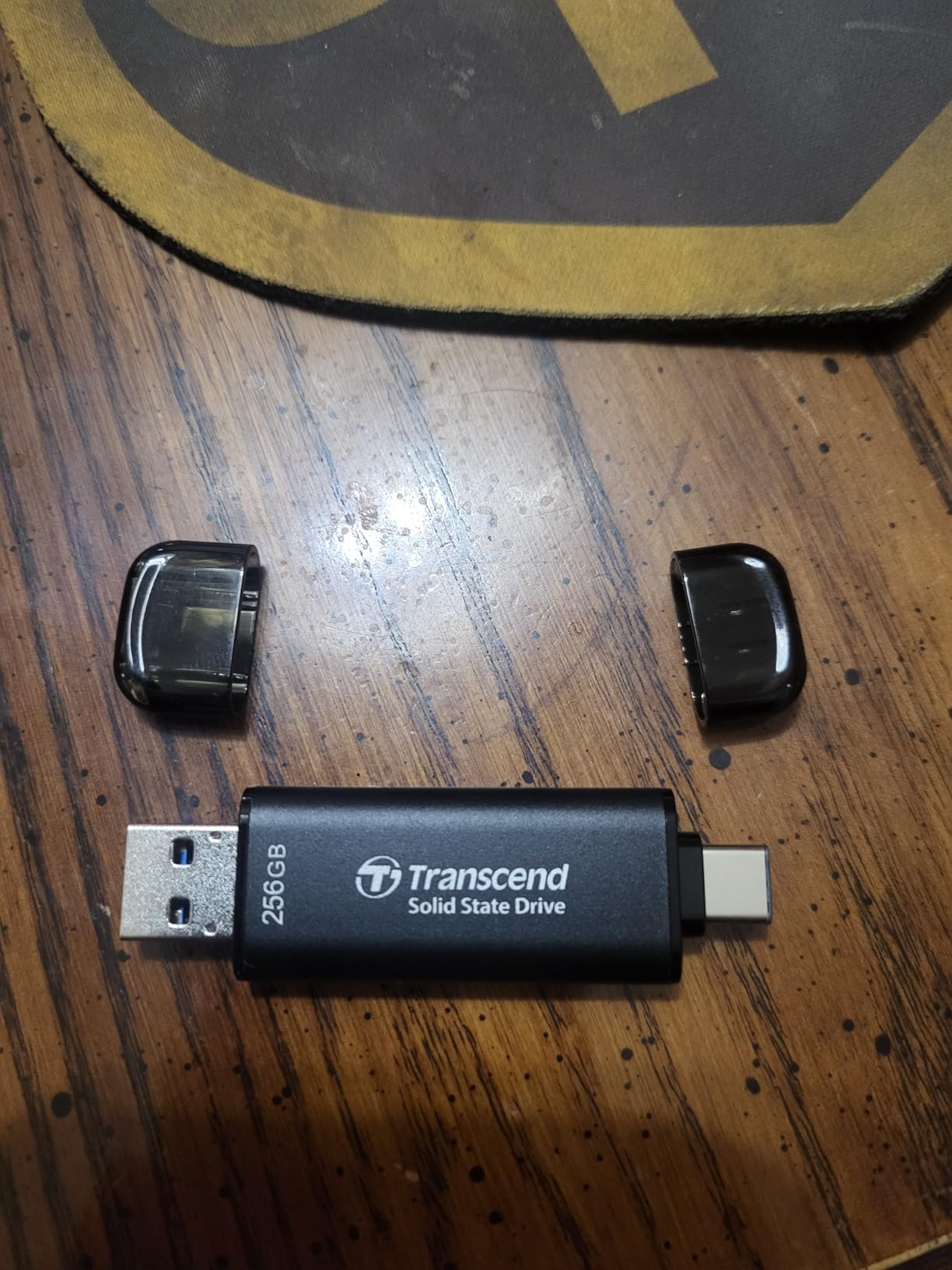 Transcend 256GB ESD310 Dual Portable SSD 1050MB/s USB-A+C, Thumb Drive customer photo 2