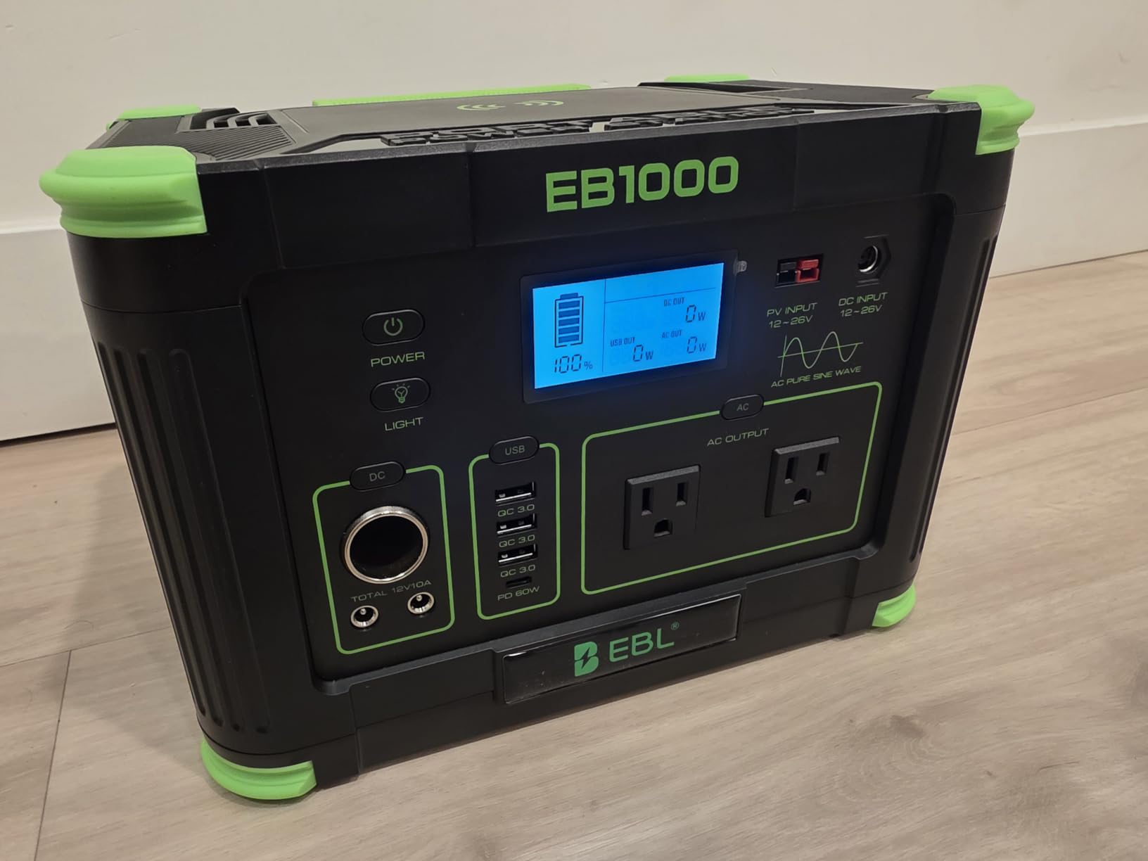 Portable Power Station 2400W, 1843.2Wh LiFePO4 UPS Home Battery Backup customer photo 1