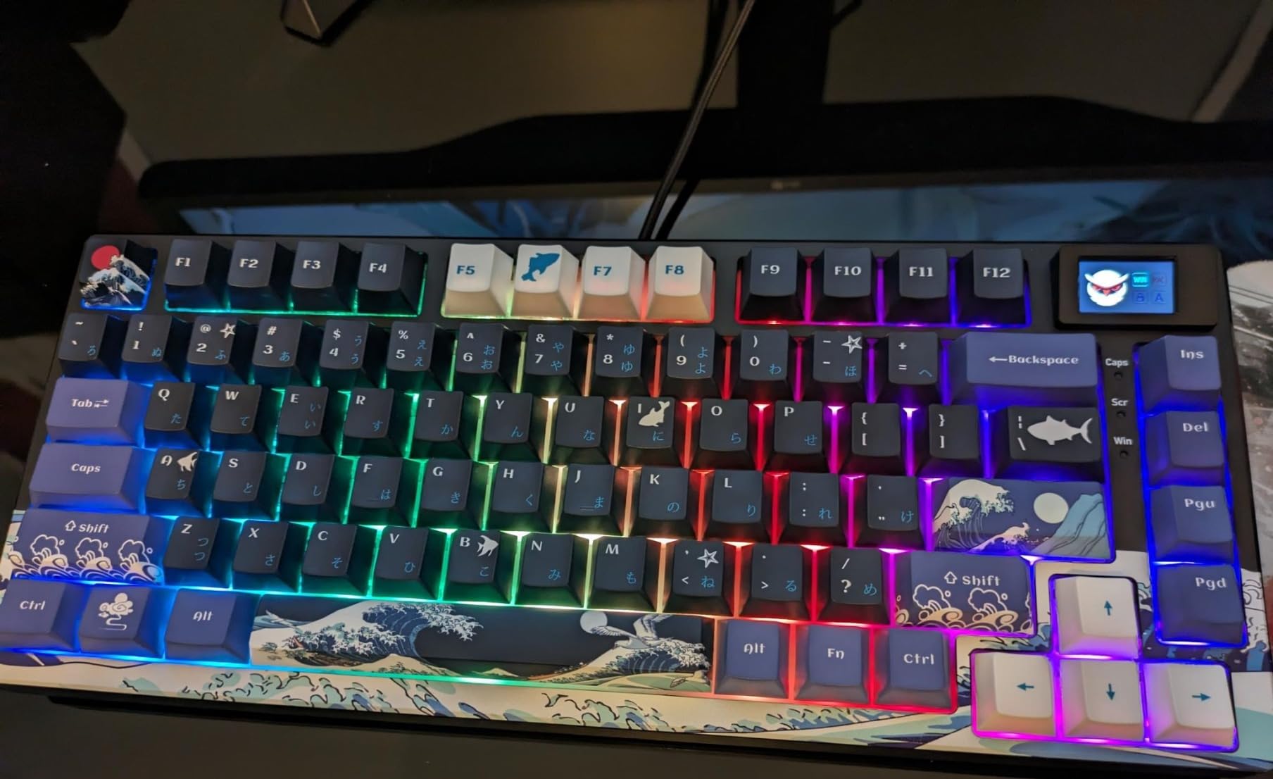 Womier SK80 75% Keyboard with Color Multimedia Display Gaming Keyboard customer photo 2