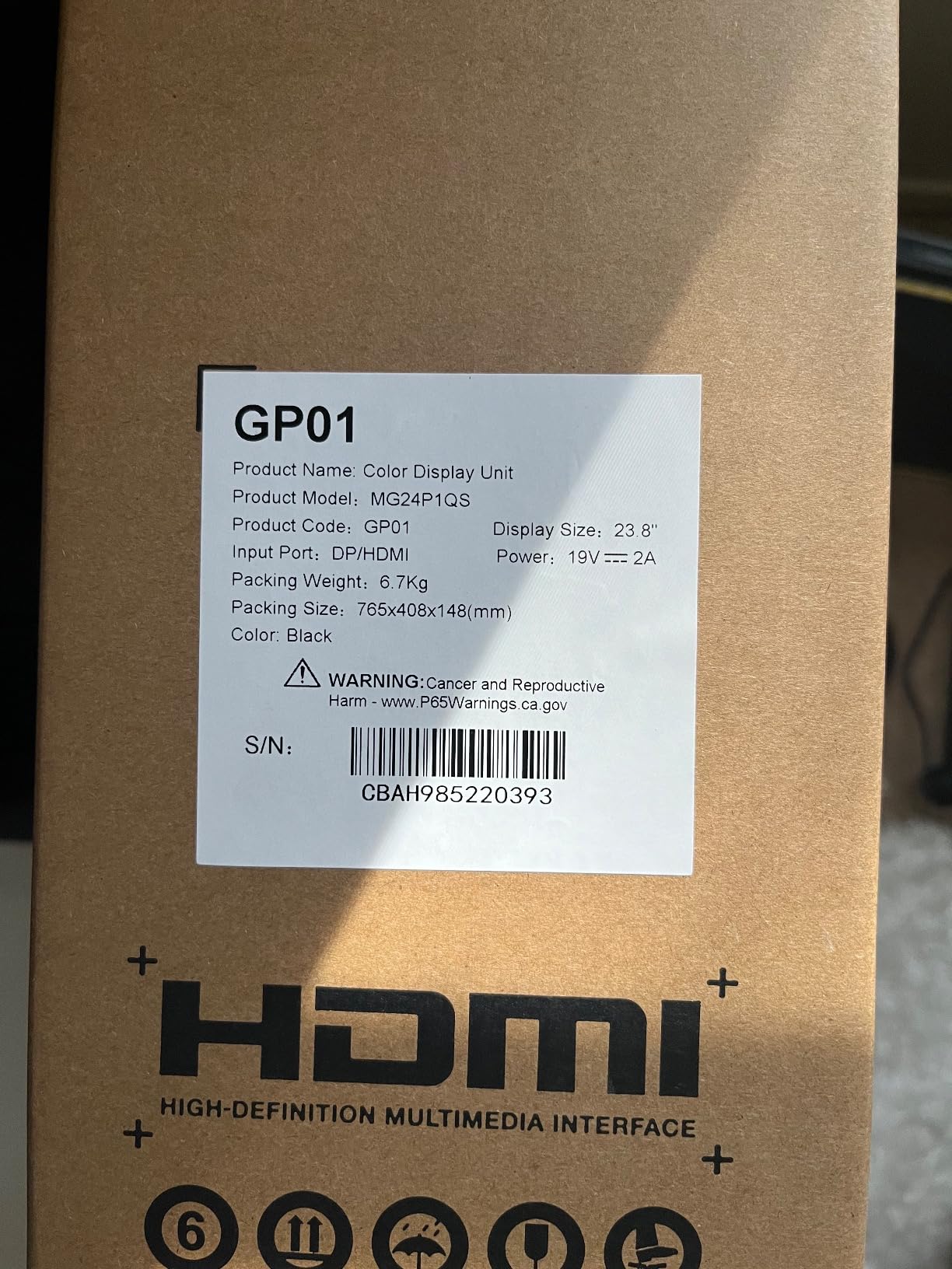 KOORUI 27 Inch 1440p Gaming Monitor, 200Hz Fast IPS, 1ms, HDR400 G2721P customer photo 1