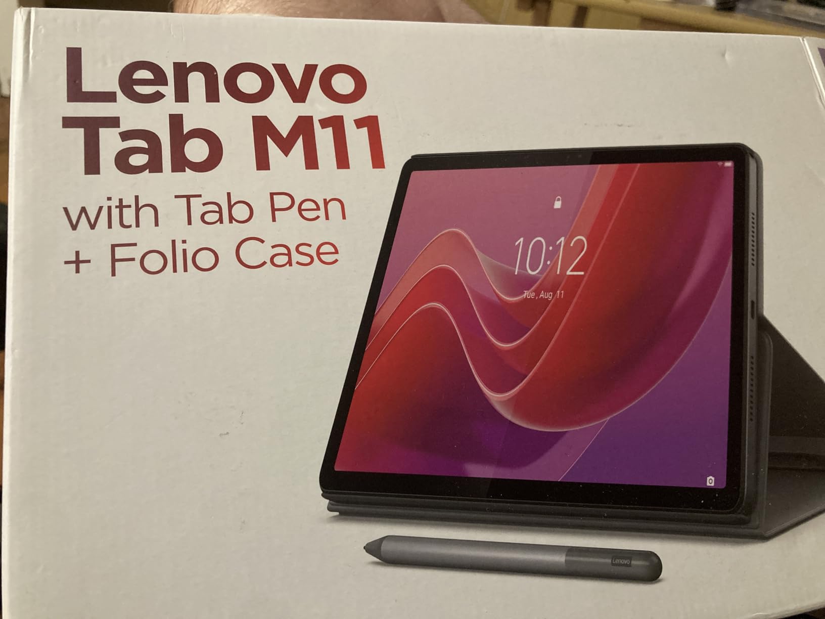 Lenovo Tab M11, 11” Display, MediaTek Helio G88 Octa-Core, 4GB RAM, 128GB SSD, 1920x1200 px, Ambient Light-Sensor, 10 Hour Battery, Comes w/Folio Case, Luna Grey customer photo 1