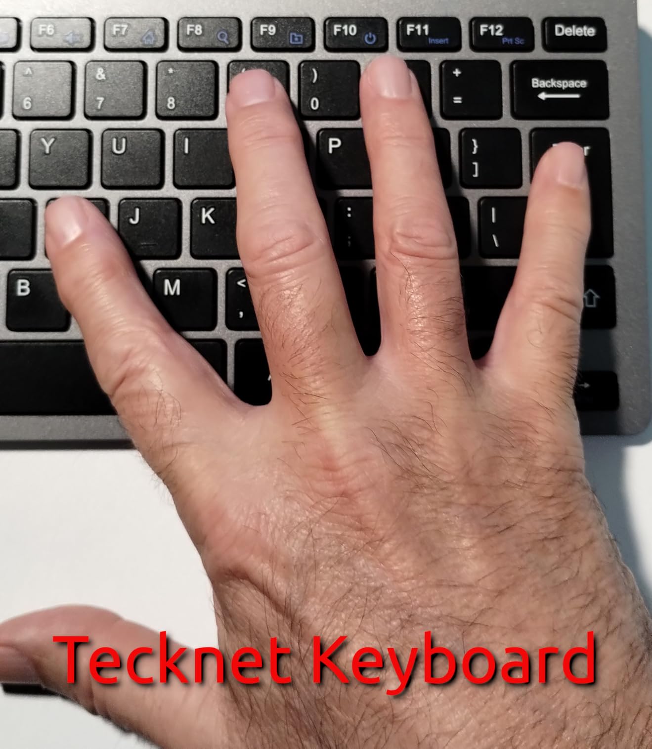 TECKNET Wireless Keyboard and Mouse Combo, 2.4G Mini Cordless Computer Keyboard and Mouse Set, Silent Adjustable 1600 DPI, Quiet Click, Lag-Free for Computer, Laptop, PC, Windows, Mac, Chrome OS customer photo 1