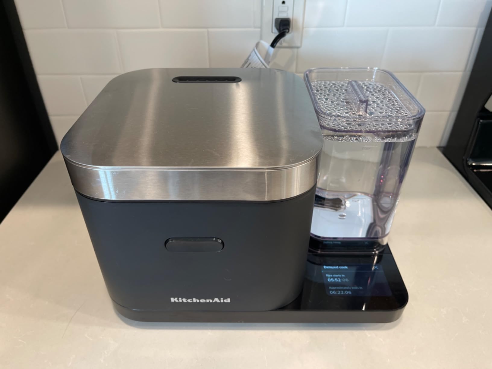 KitchenAid 8 Cup Grain and Rice Cooker, Integrated Scale, Black Matte customer photo 1