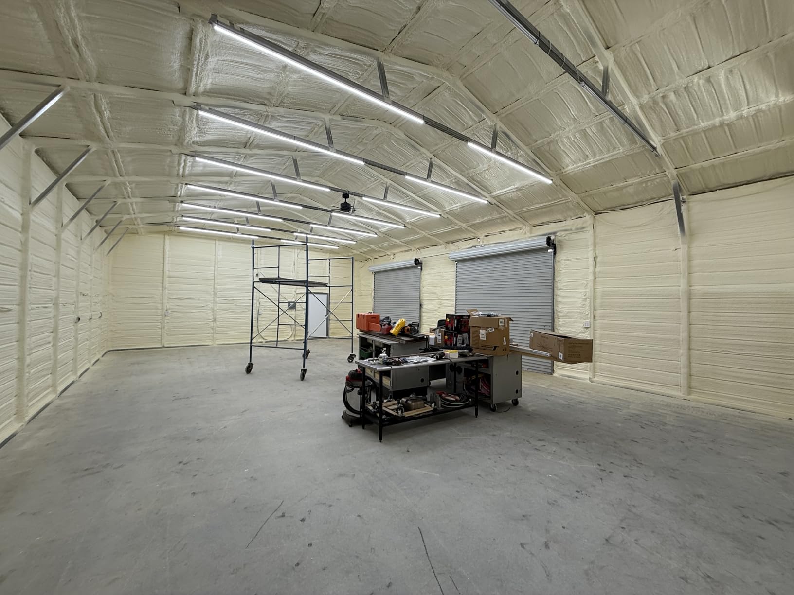 BlueTex Roll Up Garage Door Insulation Kit for Cooling Down Metal Buildings – Easy to Install Complete Insulation for Garage Doors Up to 12'x12' - Covers 150 Sq Ft of Large Single Door customer photo 1