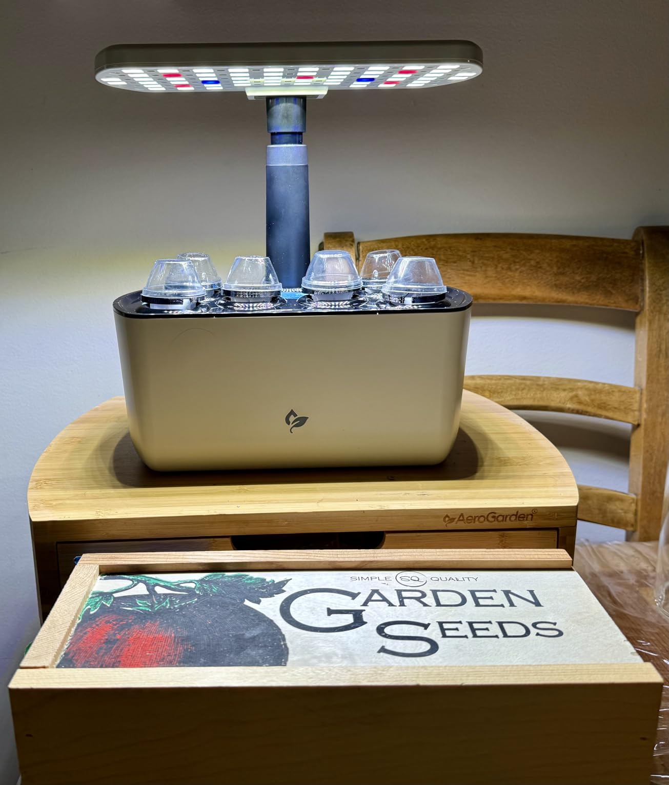 AeroGarden Harvest Lite, Cream customer photo 2