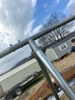 Sportspower 800lbs ‘Swing & Play’ Metal Swing Set for Backyard & Outdoors, 2 Swings & Standing Swing, 2-Person Glider, 2-Person Saucer, 5ft Slide, Bonus Anchors, 6-YR WRTY, 6.1' Tall customer photo 1