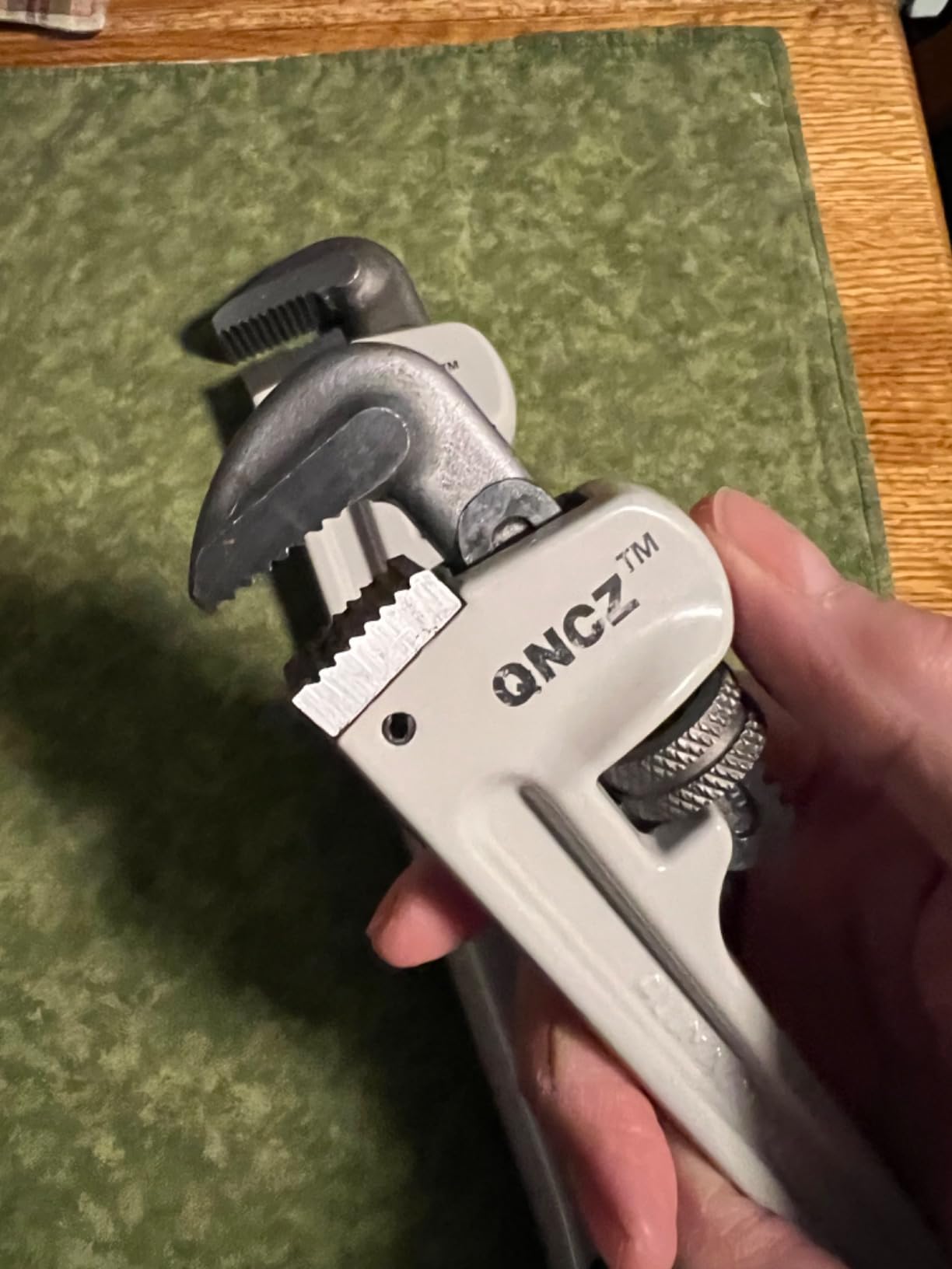 QNCZ 3-Piece Aluminum Pipe Wrench Set, 10