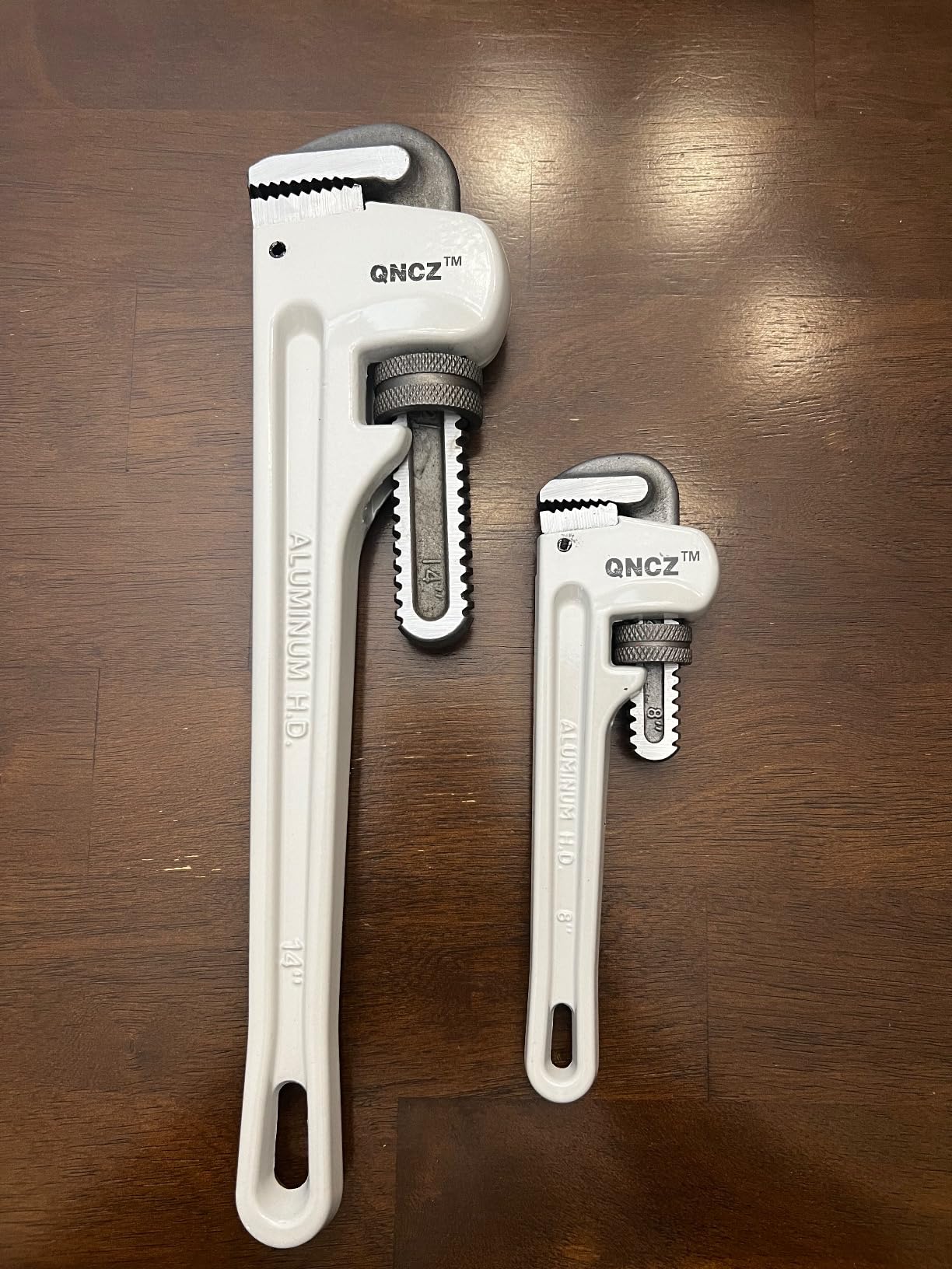 QNCZ 3-Piece Aluminum Pipe Wrench Set, 10