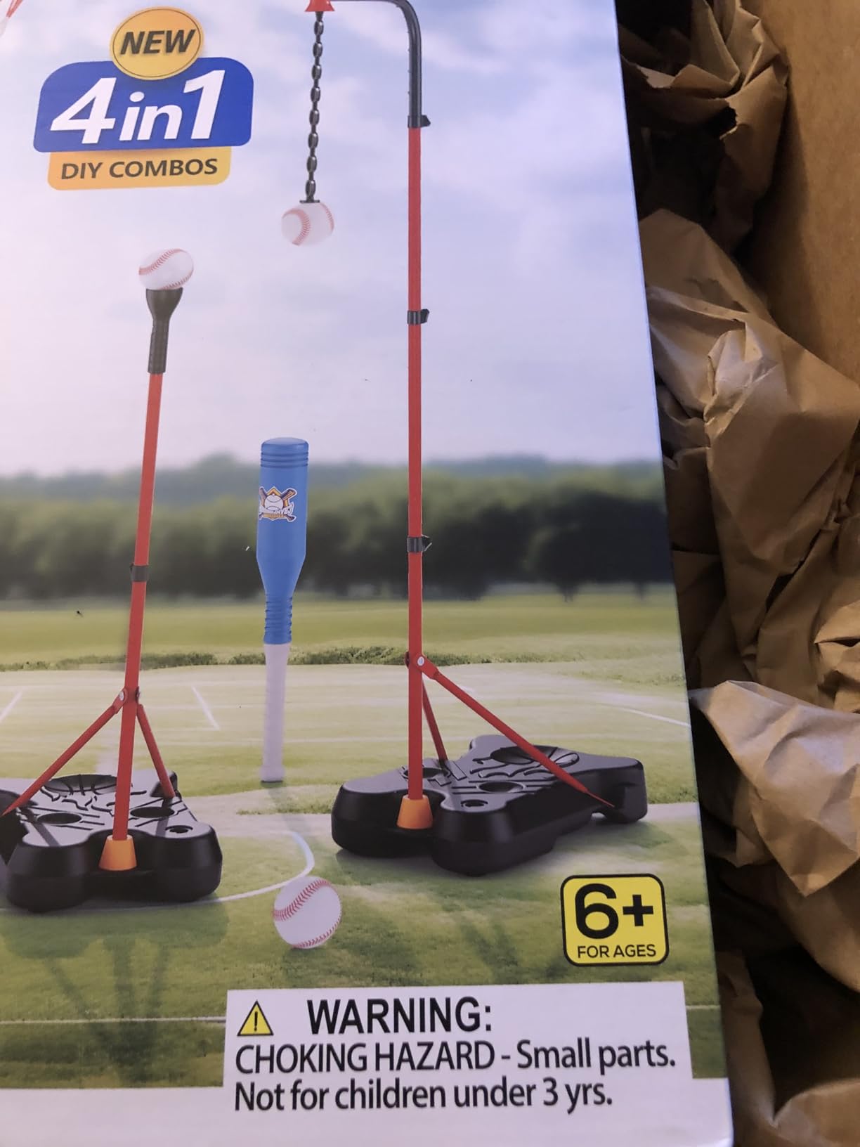 HopeRock 2 in 1 Kids Basketball Hoop and T Ball Set customer photo 2