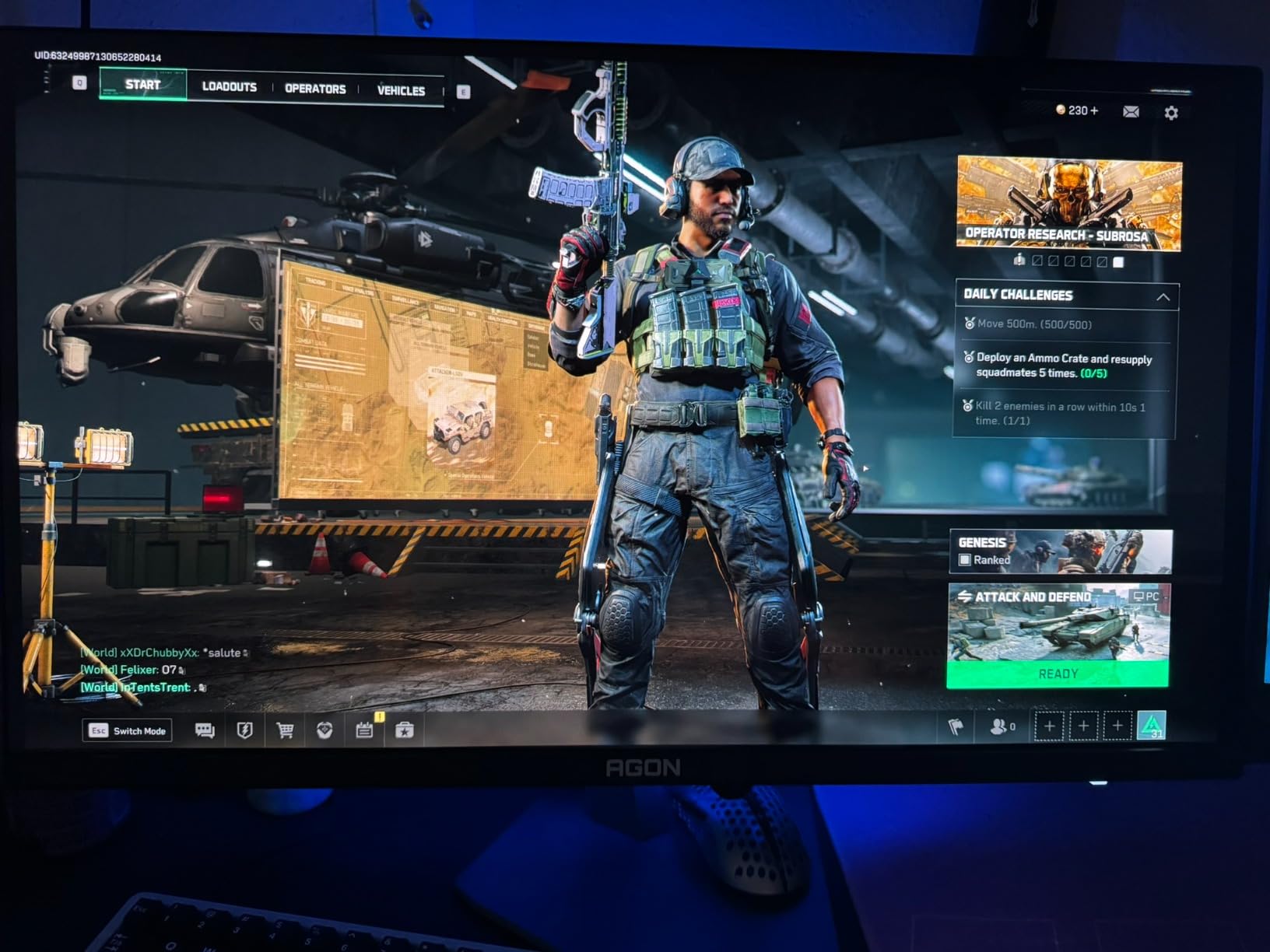 AOC Agon Pro 27 Inch Gaming Monitor QD OLED 240Hz 0.03ms, AG276QZD2 customer photo 2