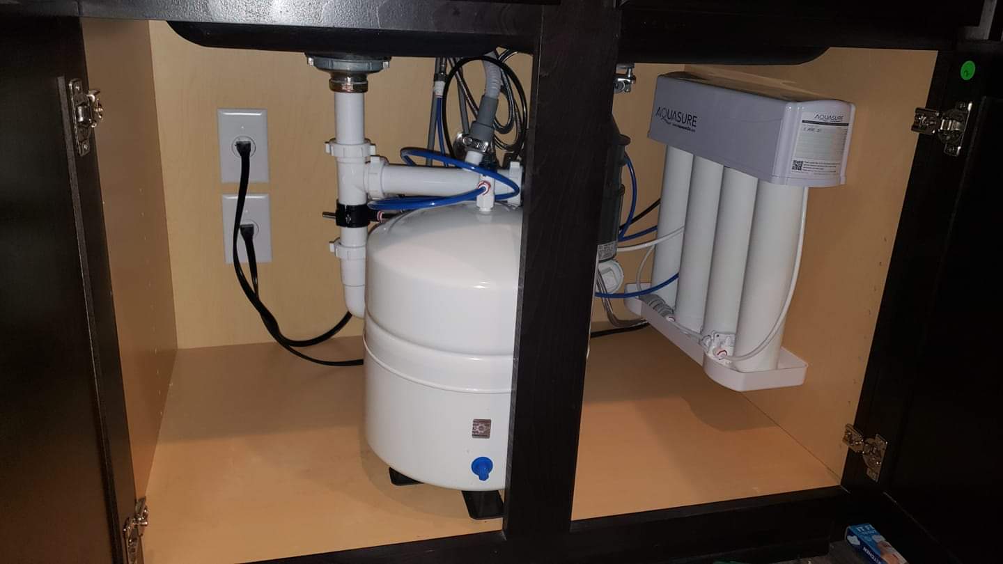 Aquasure Whole House Water Filtration Bundle w/Water Softener, 75 GPD RO System & Dual Purpose Sediment/GAC Pre-Filter (72,000 Grains) customer photo 2
