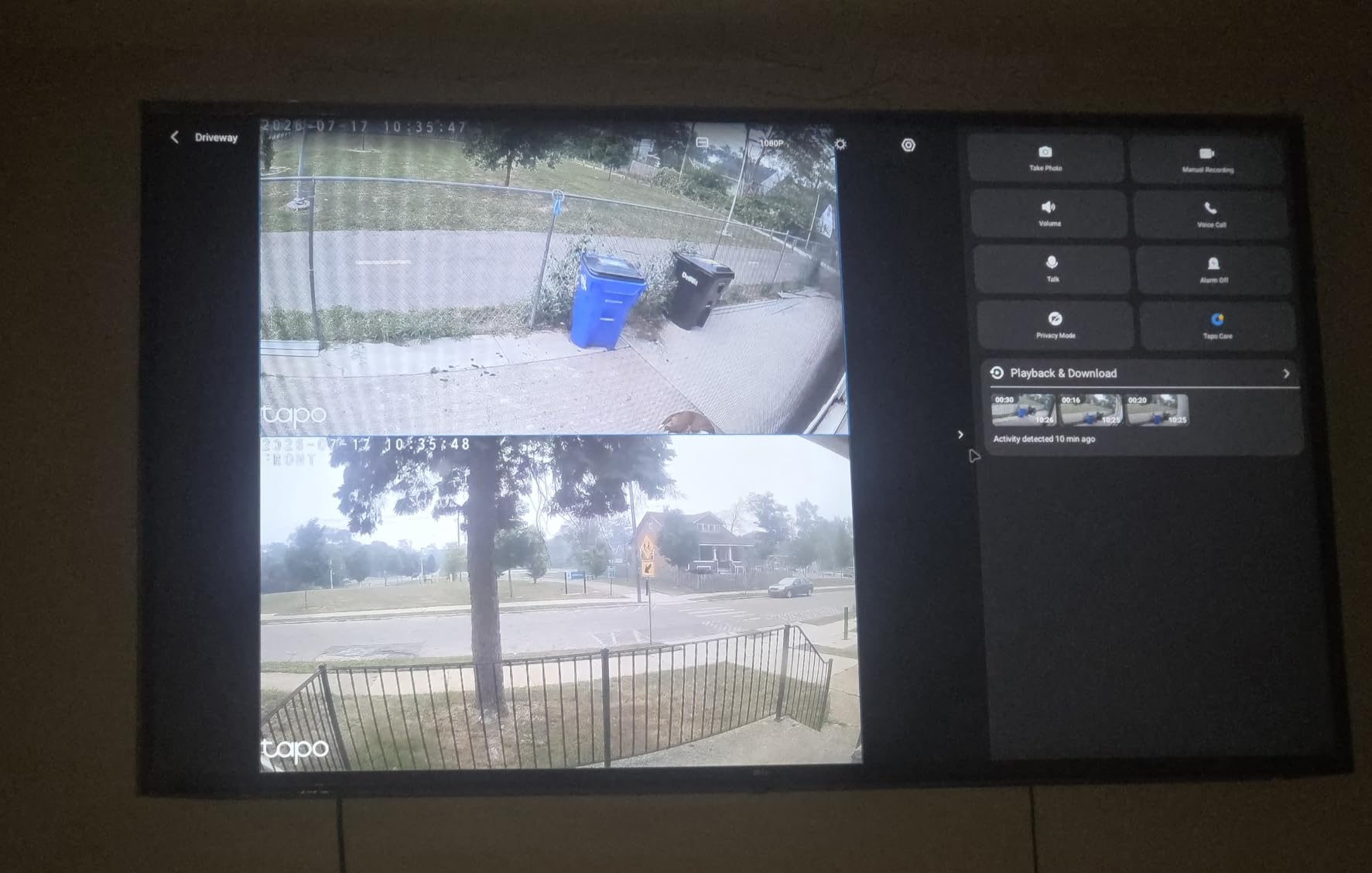 Tapo 1080P Indoor Security Camera, Baby Monitor, Dog Camera, C100(4-Pack) customer photo 1
