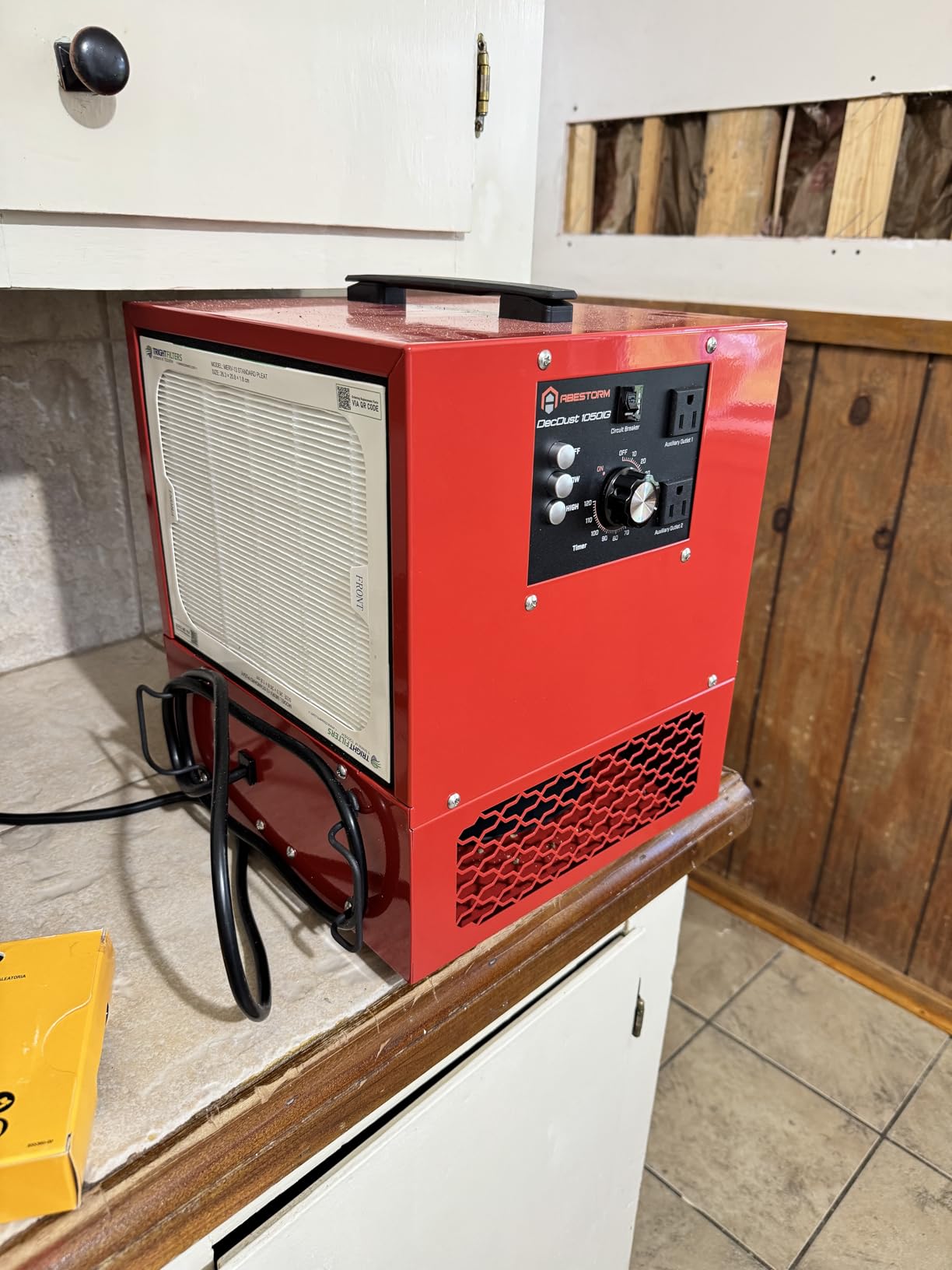 Abestorm Tabletop Dust Collector with Timer for Woodworking Shops customer photo 1