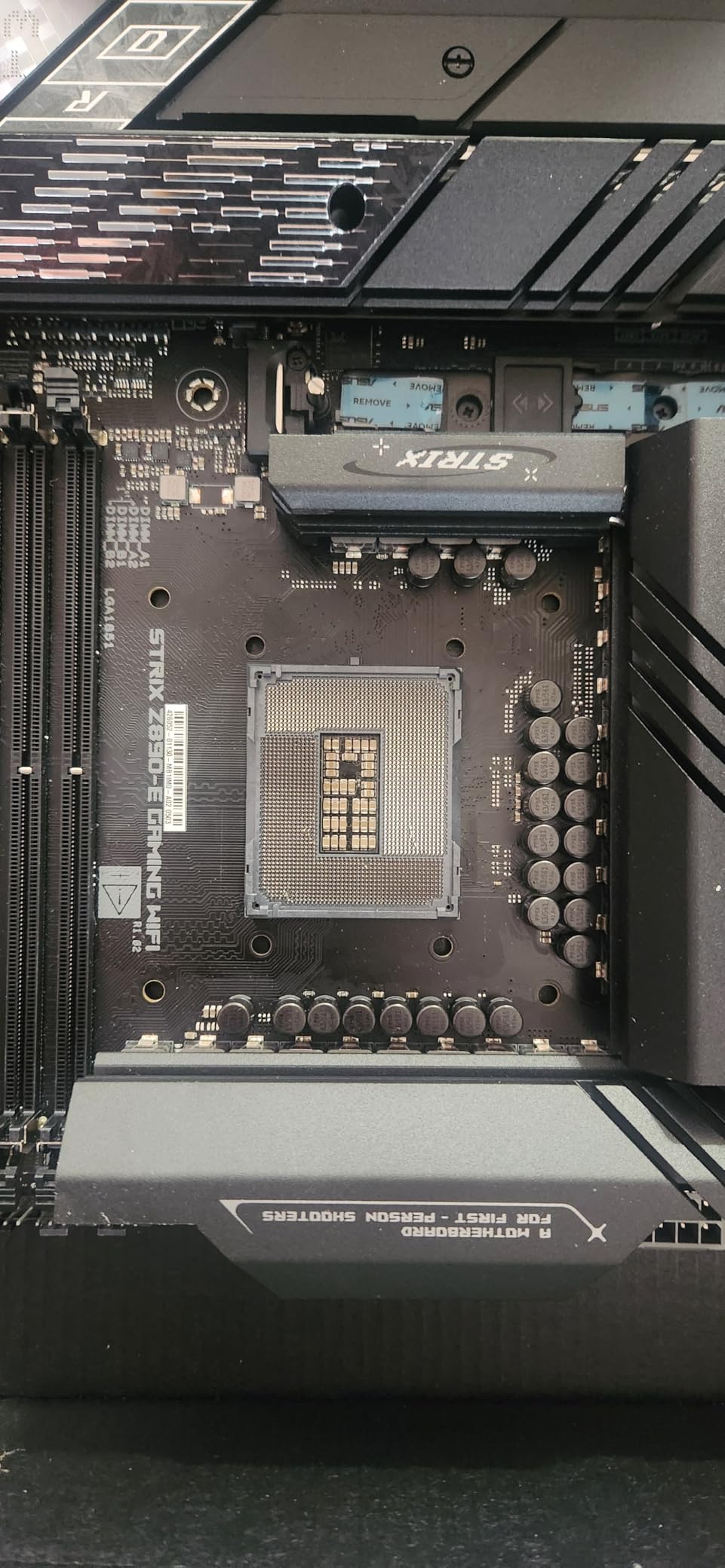 ASUS ROG Strix Z890-E Gaming WiFi Intel® Z890 LGA 1851 ATX Motherboard, Advanced AI PC-Ready, 18+2+1+2 Stages, DDR5, WiFi 7, 7X M.2, Thunderbolt™ 4, USB Type-C®, AI Overclocking, Cooling & Networking customer photo 1