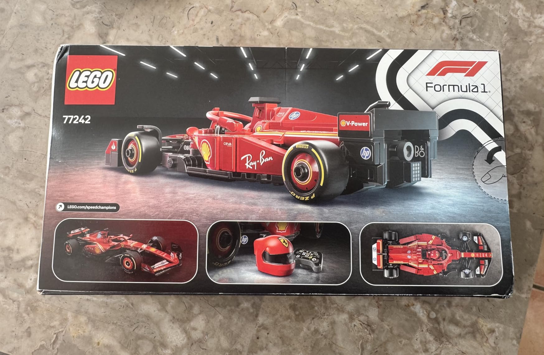 LEGO Speed Champions Ferrari SF-24 F1 Race Car Toys - Building Sets for Kids, Boys & Girls, Ages 10+ - Ferrari F1 Model Car Kits for Display or Play - Gift Ideas for Birthdays and Fans - 77242 customer photo 2