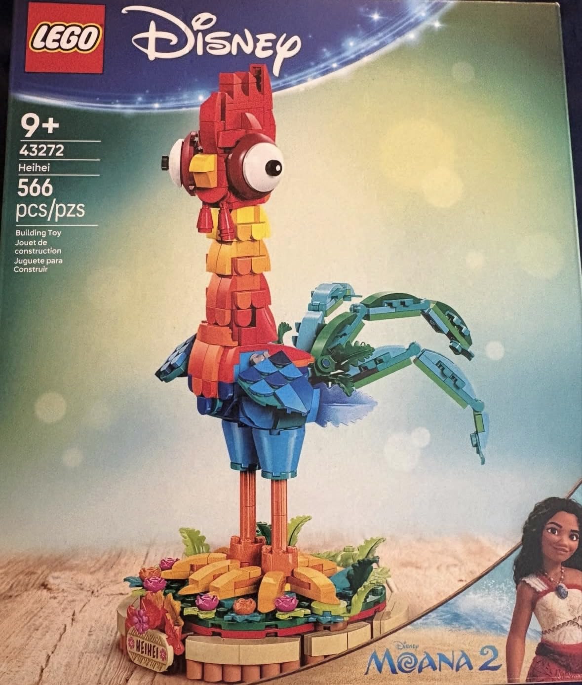 LEGO Disney Moana 2 Heihei - Building Toy for Kids, Girls & Boys, Ages 9+ - Gift for Birthdays - Moana & Disney Toy for Fans - 43272 customer photo 1