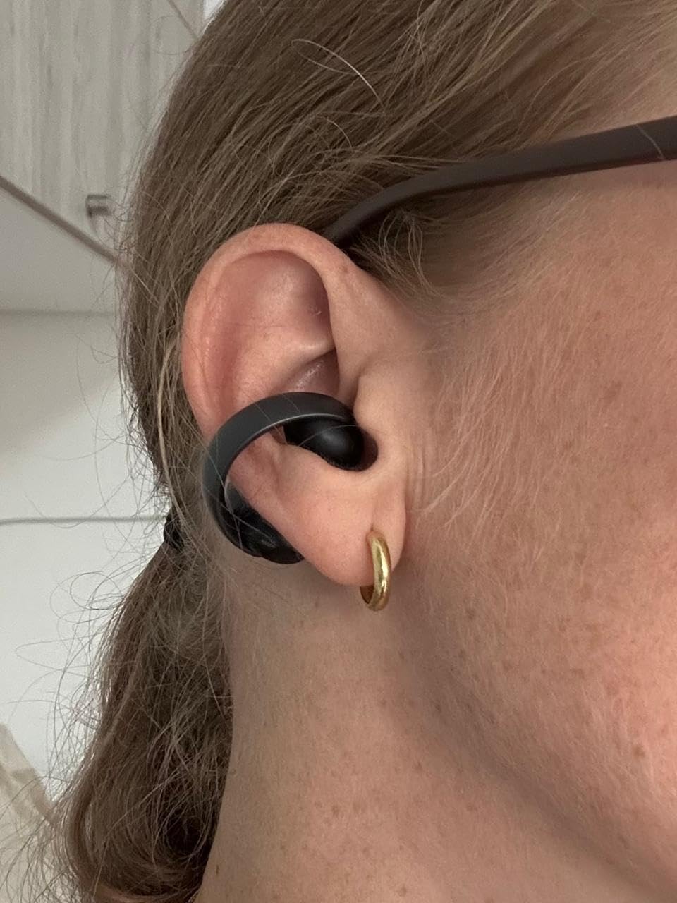 Soundcore AeroClip by Anker Open Ear Earbuds, Clip On Earbuds, Open Ring customer photo 2