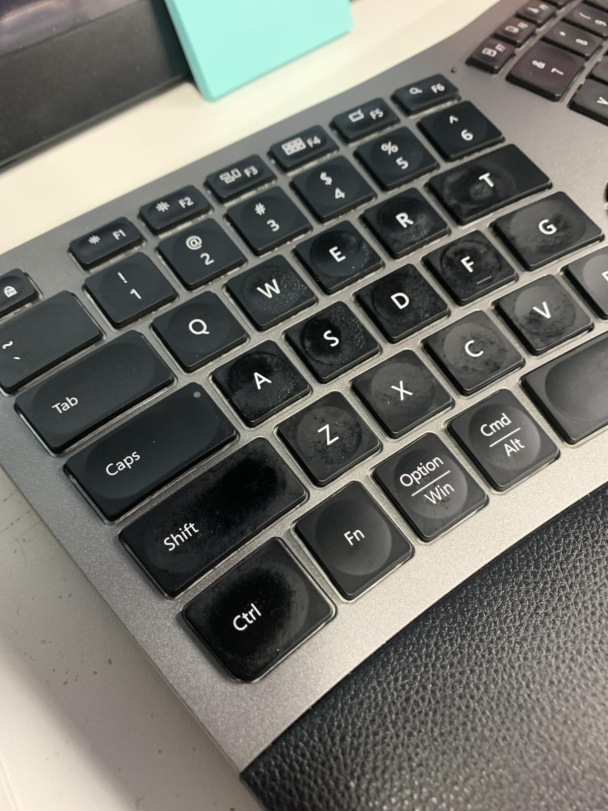ProtoArc EK01 Plus Backlit Bluetooth Ergonomic Keyboard, Full Size, Grey customer photo 1