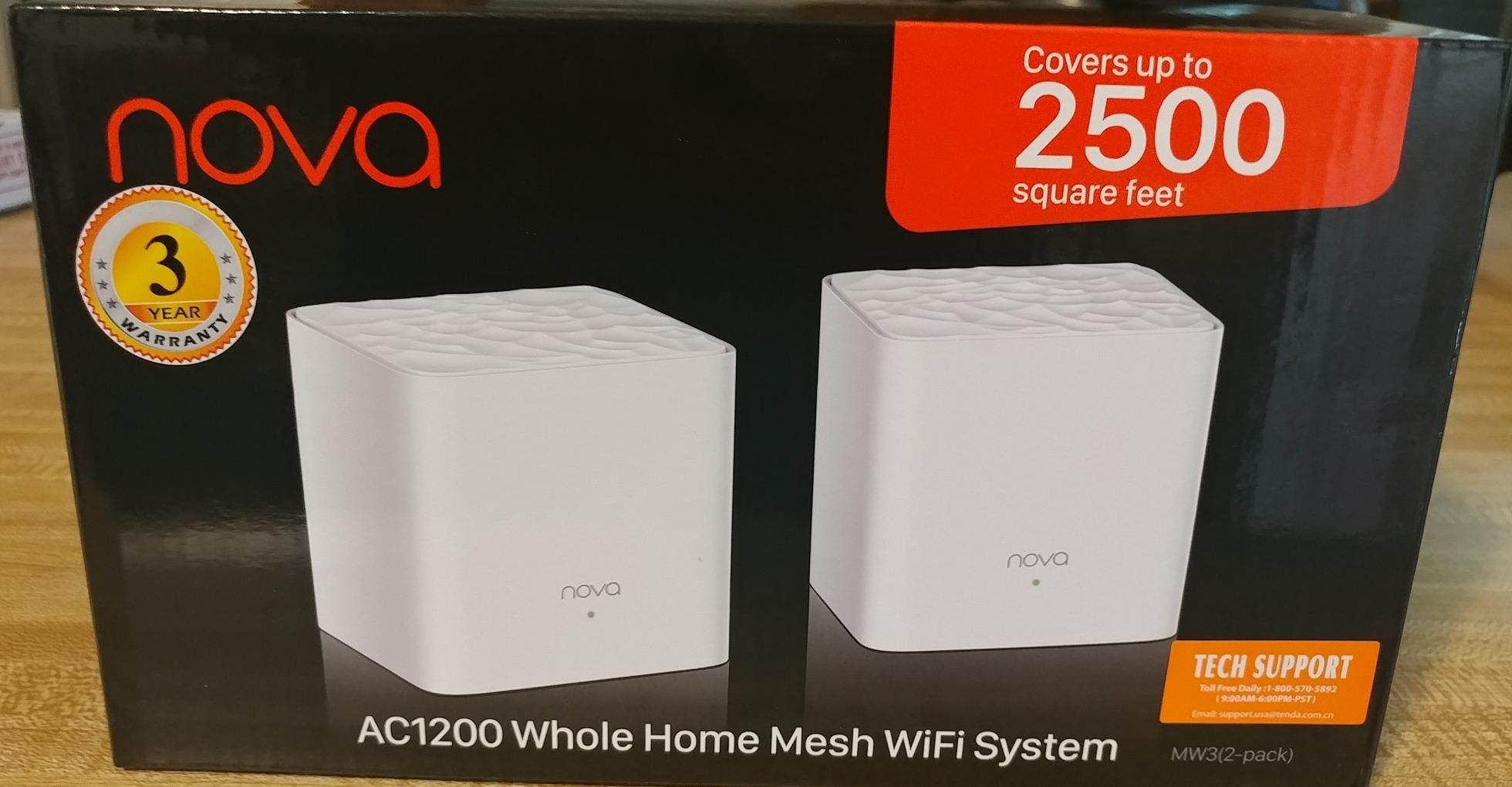 Tenda AX3000 WiFi 6 Mesh System Nova MX12– Whole Home Mesh WiFi Coverage up to 7,000 sq. ft., Dual-Band WiFi Mesh Network for 160+ Devices, Fast & Stable, Replaces Wireless Router (3-Pack) customer photo 2