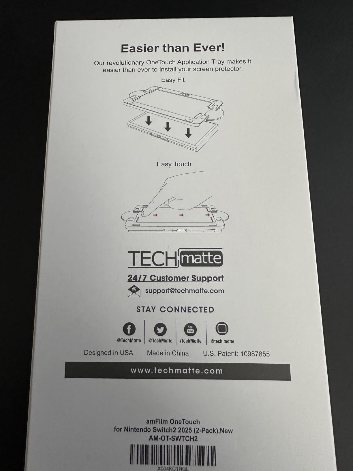 amFilm Screen Protector customer photo 1