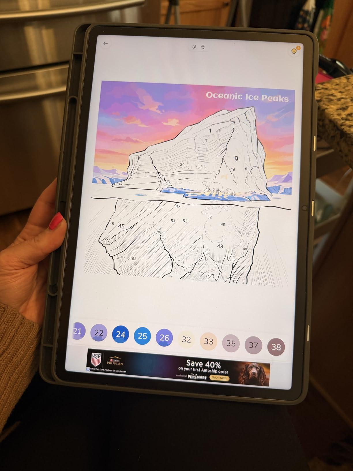 Samsung Galaxy Tab S10 FE+ 13.1” 128GB WiFi Android Tablet US Version, Blue customer photo 2