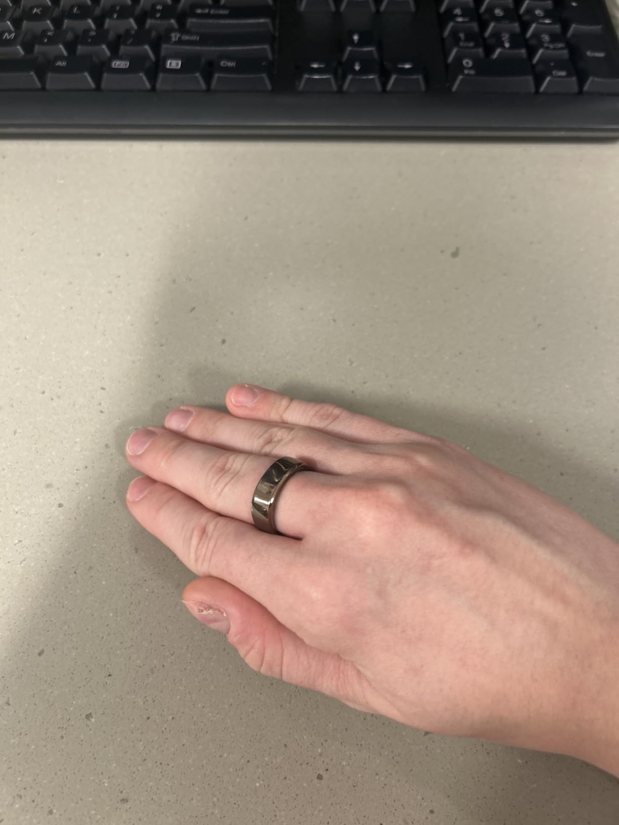 RingConn Gen 2 Air Ultra-Thin Smart Ring(Size 8, Galaxy Sliver) customer photo 2