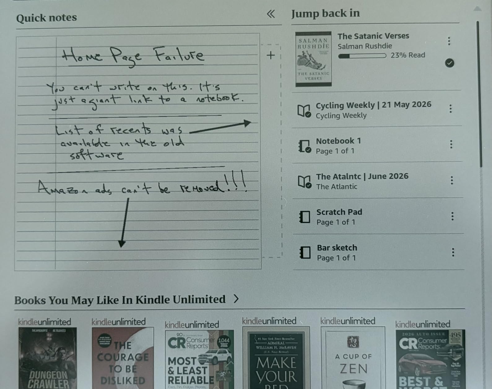 Amazon Kindle Scribe Colorsoft 32GB (newest model) — 11” paper-like color display — Write in notebooks, docs, and books. Read in any light. Pen included - Graphite customer photo 2