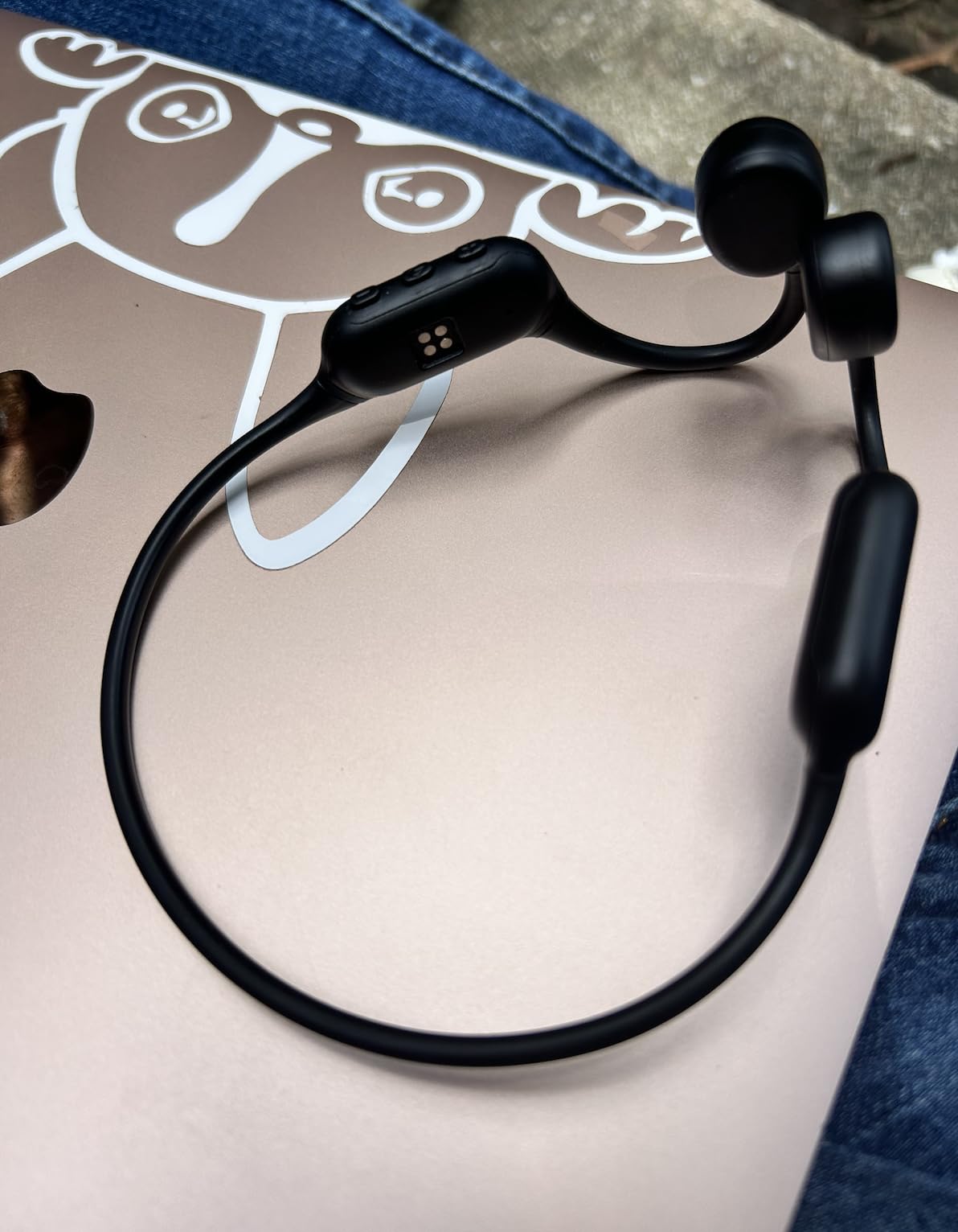 PSIER Bone Conduction Headphones, IPX8 Waterproof MP3 Mode for Underwater customer photo 2