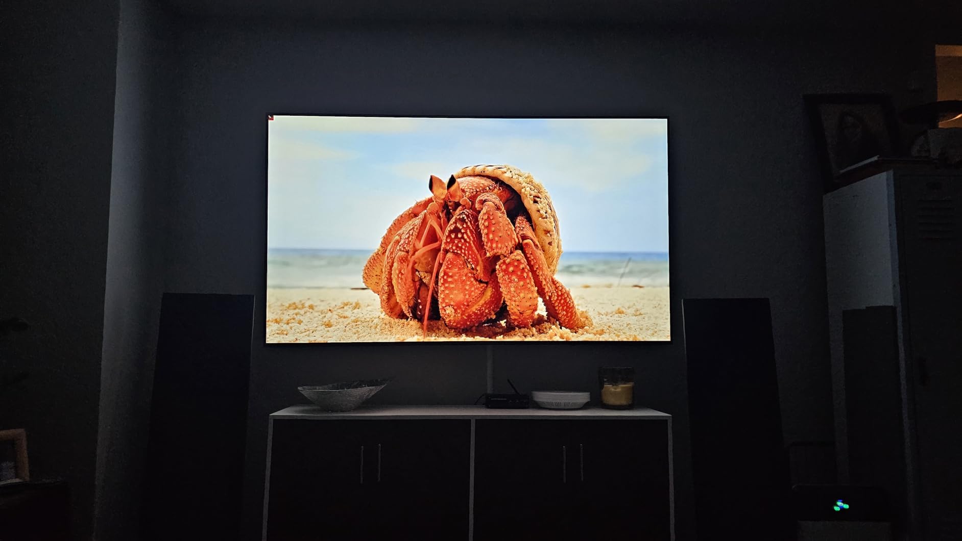 Samsung 55-Inch Class OLED 4K S85F Series, Vision AI Smart TV (2025 Model, 55S85F) Object Tracking Sound Lite w/Dolby Atmos, NQ4 AI Gen2 Processor, Contour Design, Color Booster Pro, Alexa Built-in customer photo 1