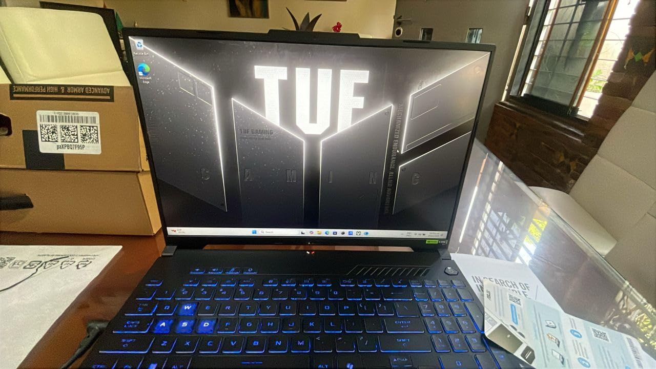 ASUS TUF Gaming F16 Gaming Laptop, 16” FHD+ 144Hz IPS-Level 16:10 Display, Intel® Core™ 5 210H, NVIDIA® GeForce RTX™ 4050, 16GB DDR5, 512GB PCIe Gen4 SSD, Wi-Fi 6, Win11 Home, FX607VU-SS53 customer photo 1