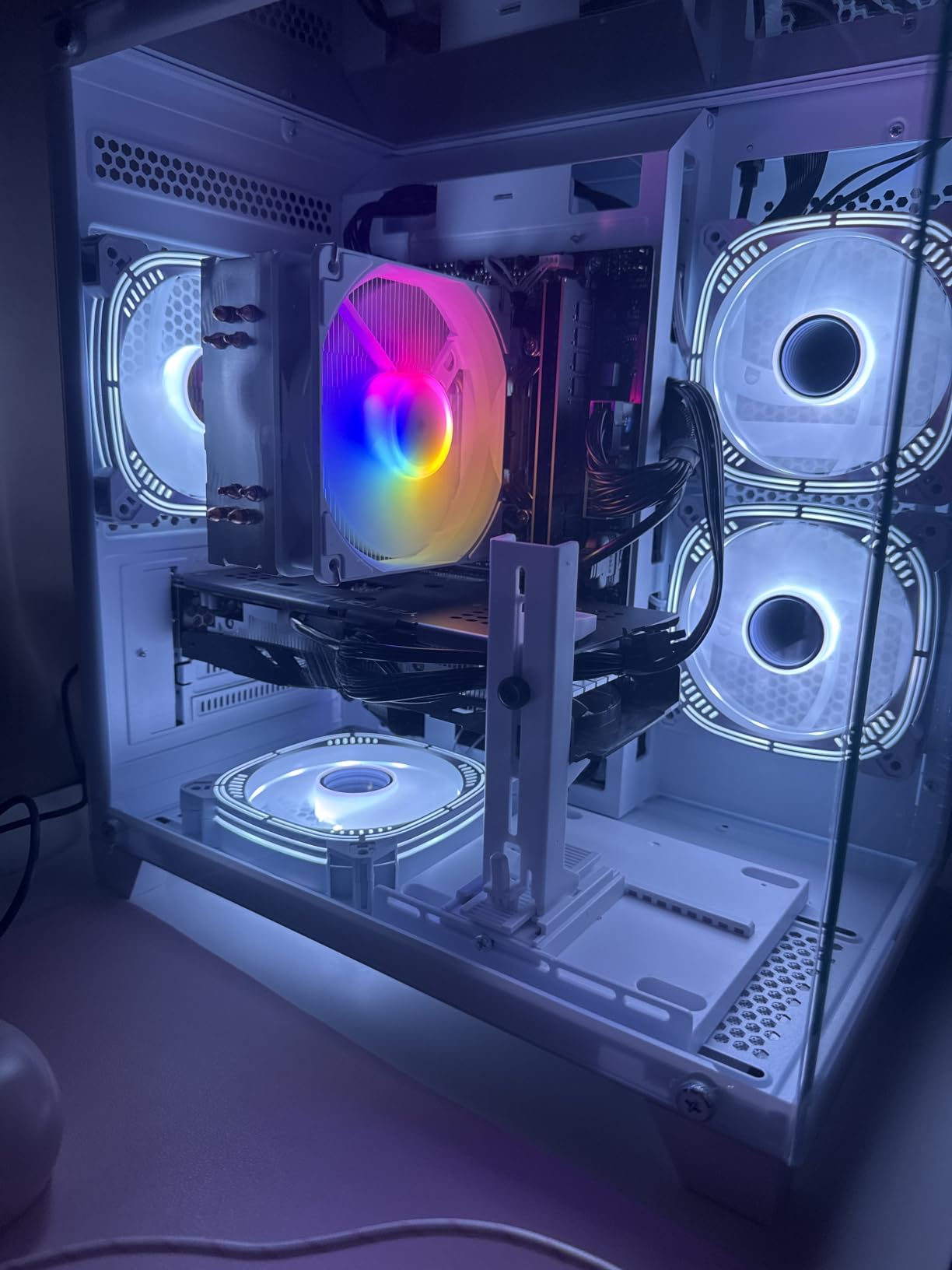 LXZ Gaming Desktop PC,Ryzen 5 5600GT 6-Core Processor, 16GB DDR4 RAM, customer photo 1