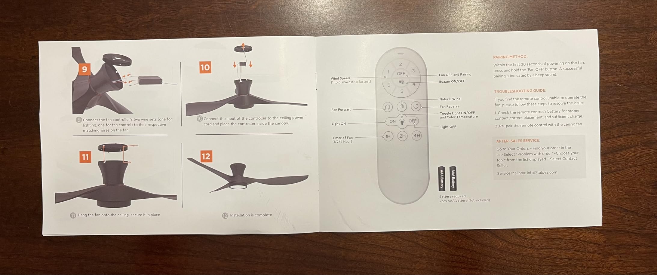 TALOYA 52 inch Smart Ceiling Fan,Low Profile Ceiling Fan with Light and Remote/App Control,Flush Mount, Quiet Reversible Motor for Living Room Bedroom Patio White customer photo 2